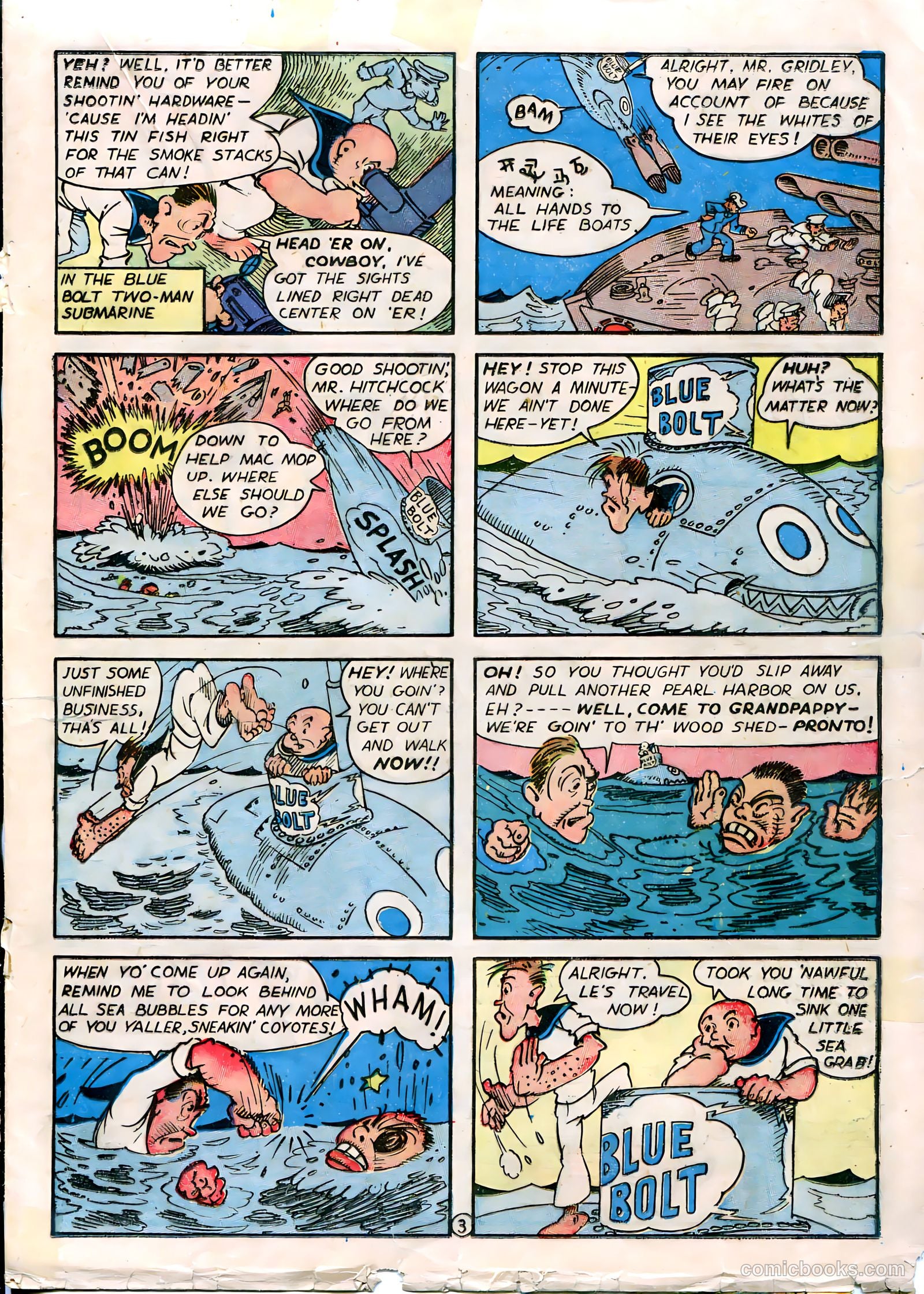 Blue Bolt #5 (1942) — page 31 of 68