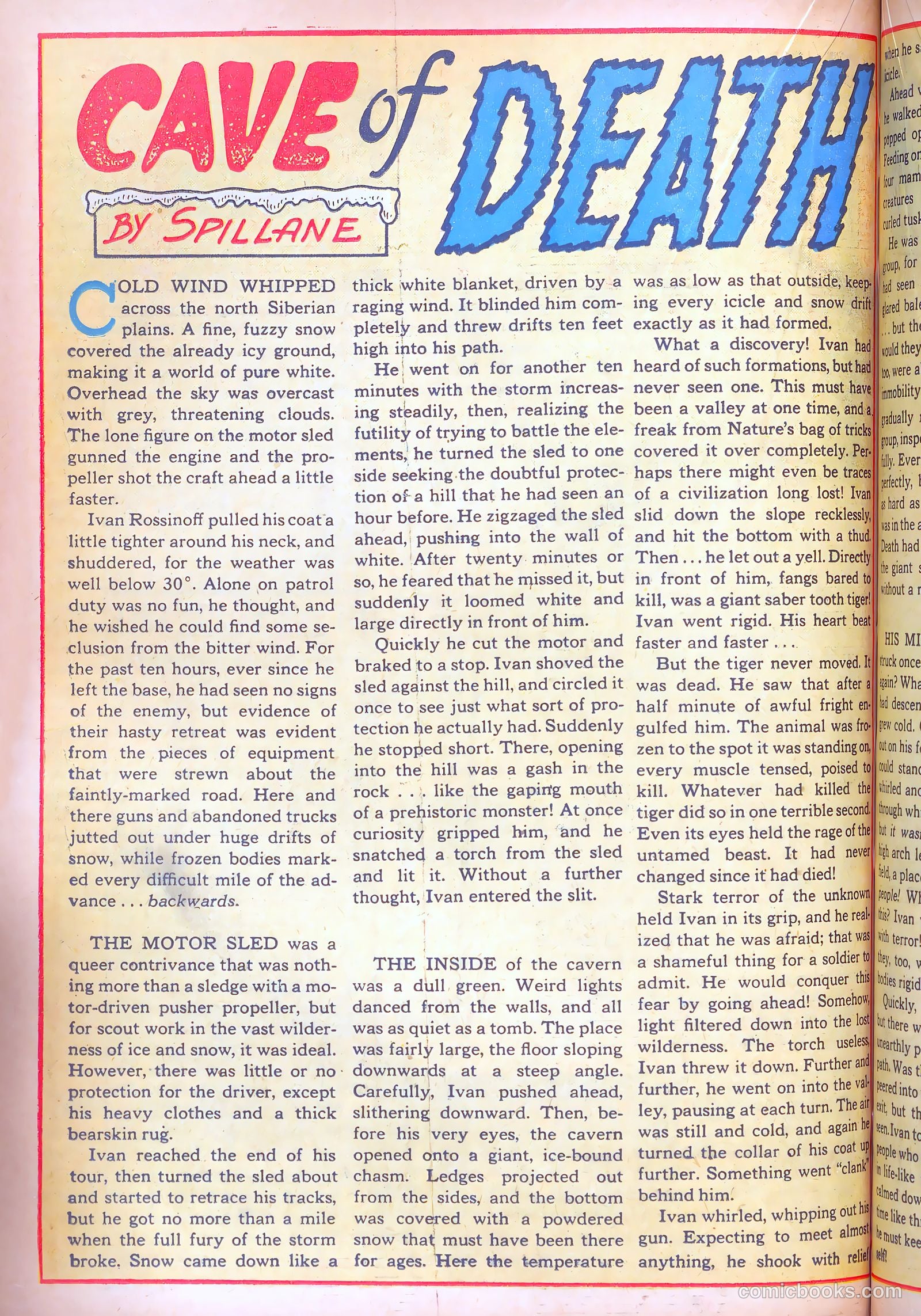 Blue Bolt #5 (1942) — page 34 of 68