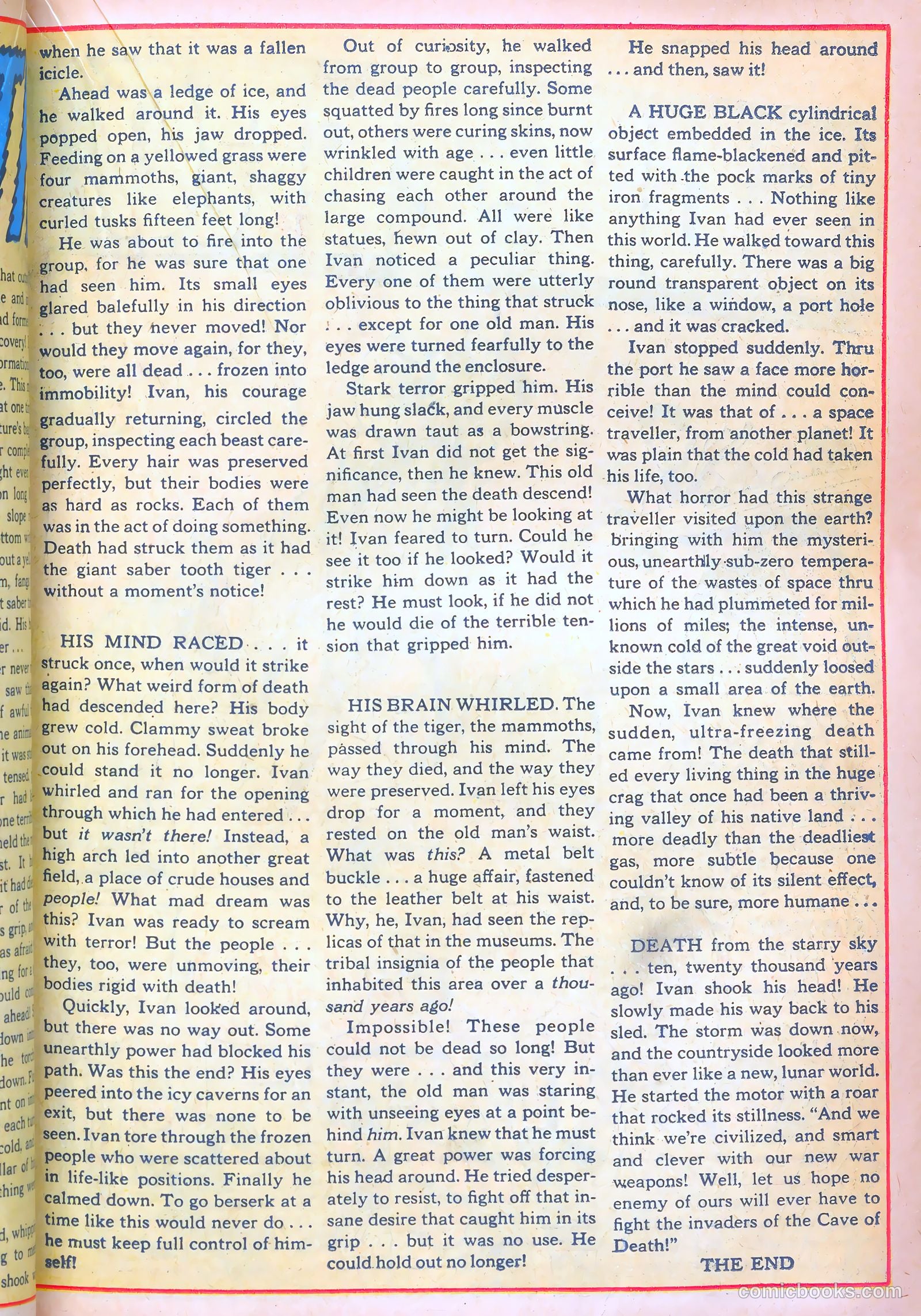 Blue Bolt #5 (1942) — page 35 of 68