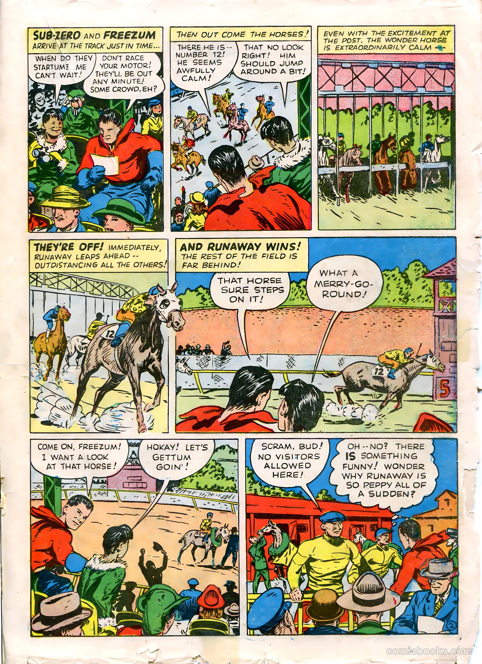 Blue Bolt #5 (1942) — page 37 of 68