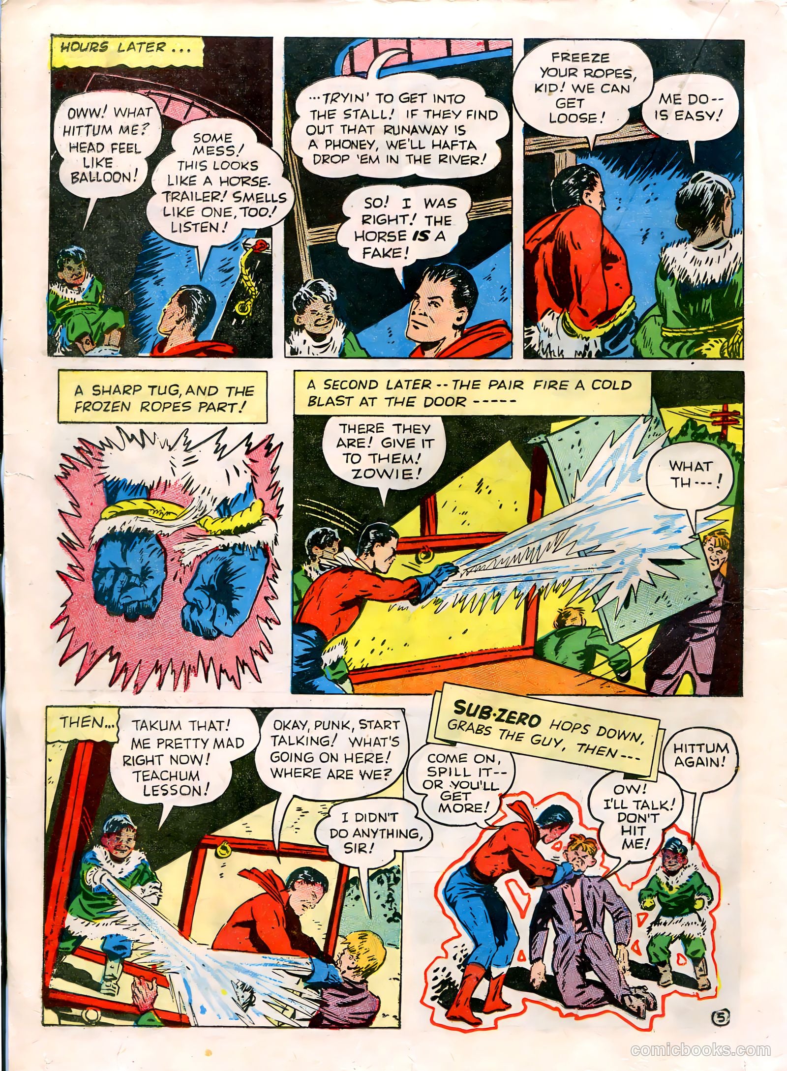 Blue Bolt #5 (1942) — page 40 of 68