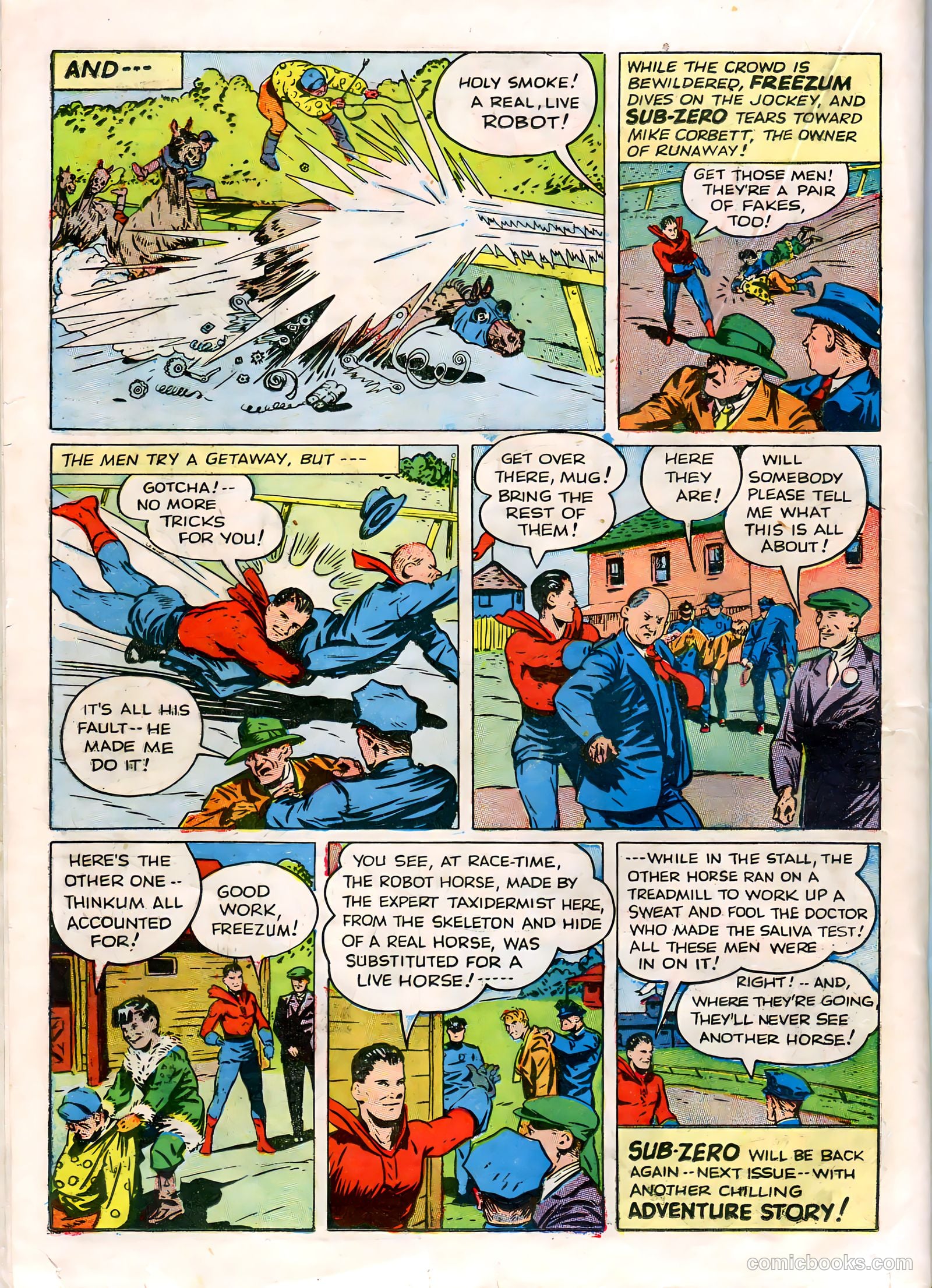 Blue Bolt #5 (1942) — page 42 of 68