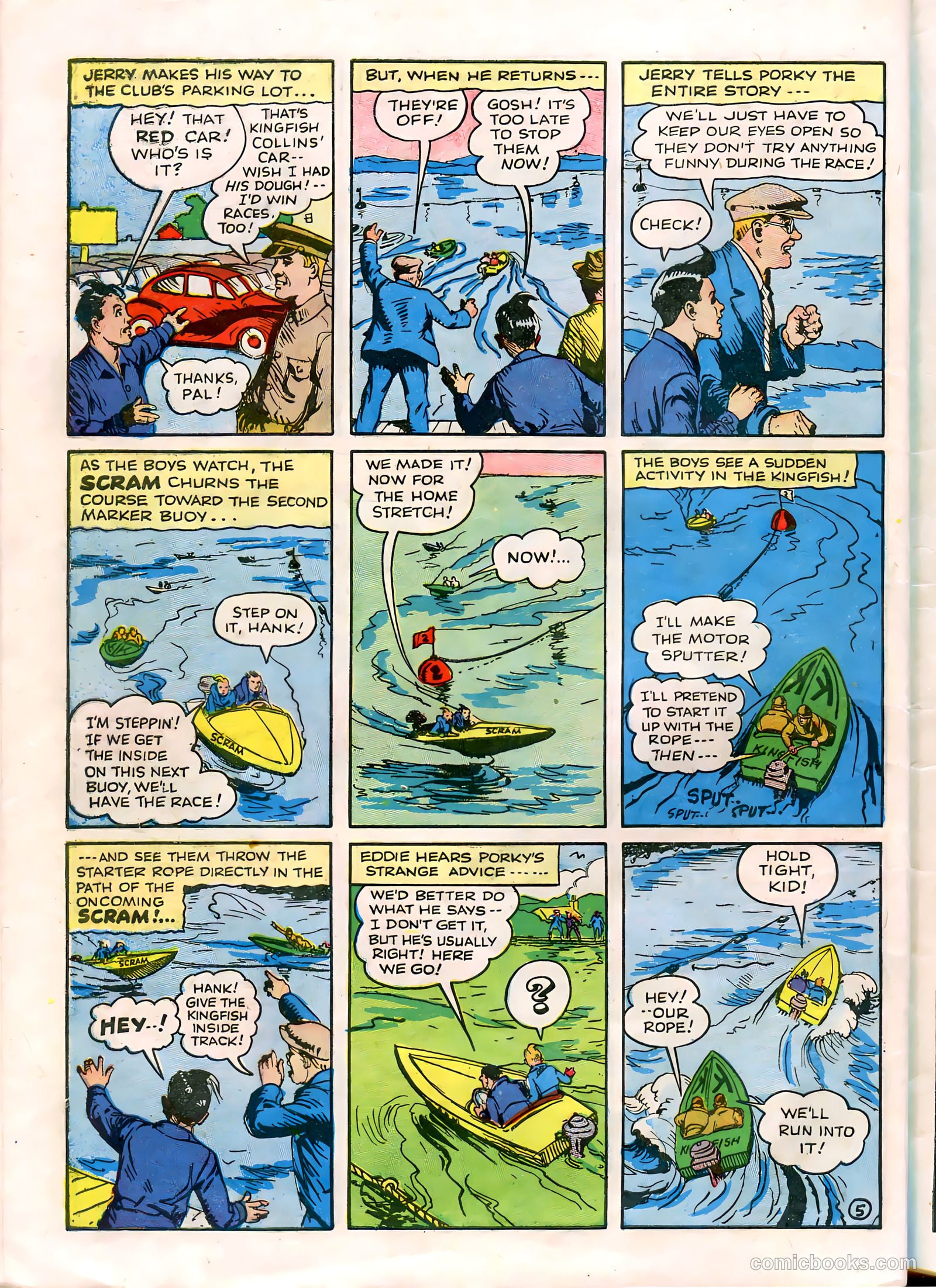 Blue Bolt #5 (1942) — page 56 of 68