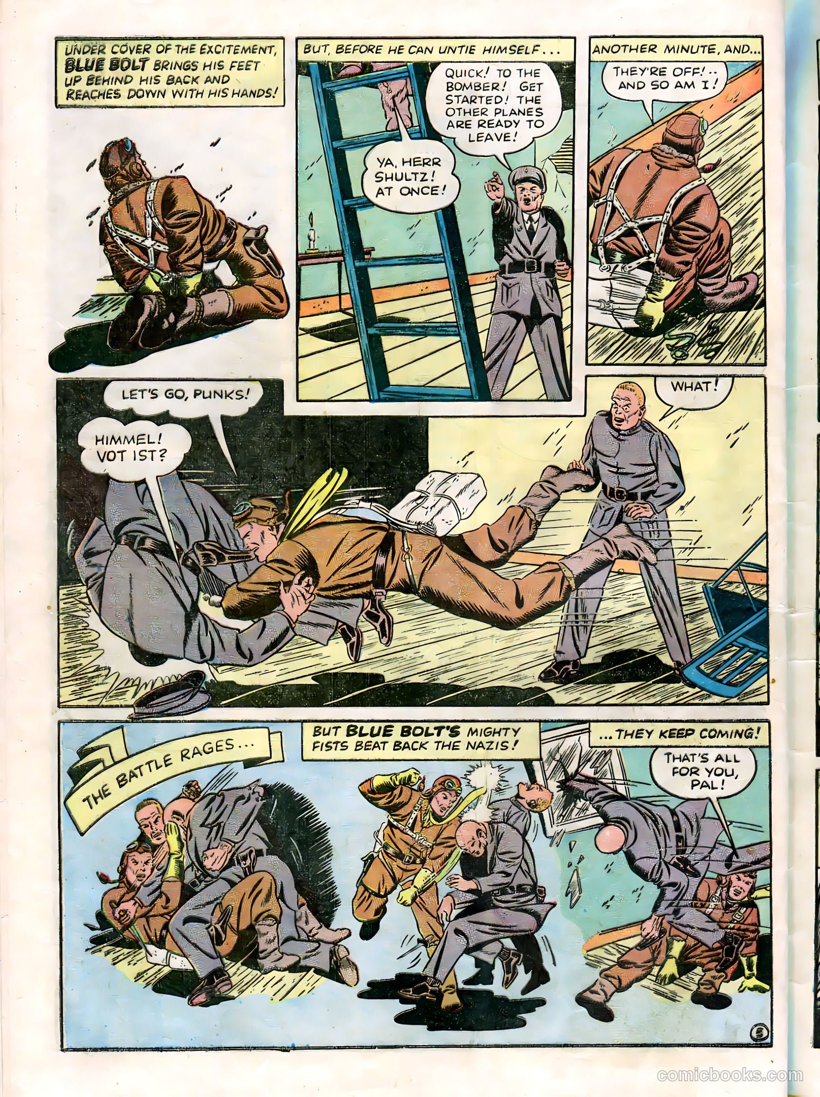 Blue Bolt #5 (1942) — page 62 of 68