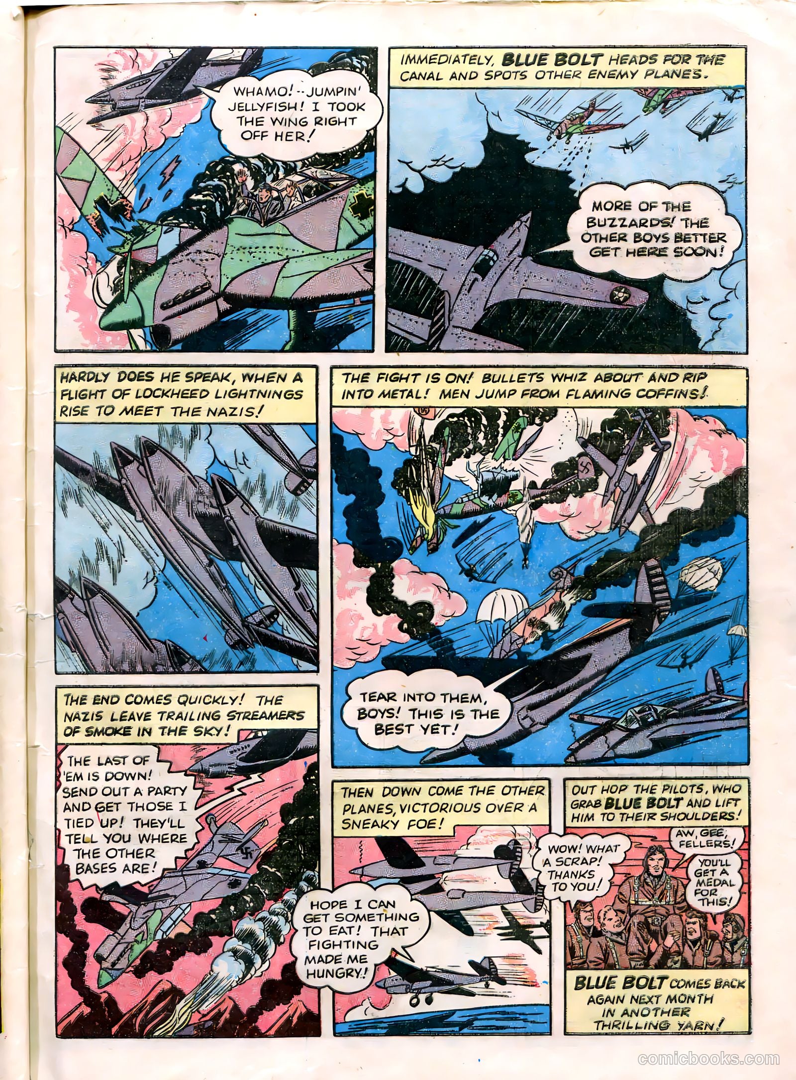 Blue Bolt #5 (1942) — page 65 of 68