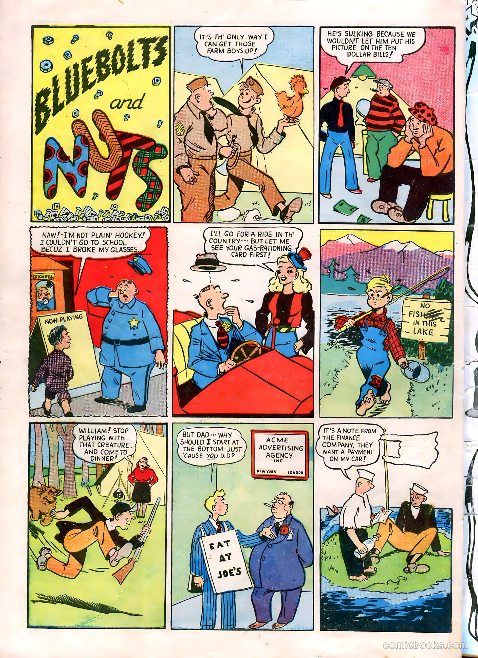 Blue Bolt #5 (1942) — page 66 of 68
