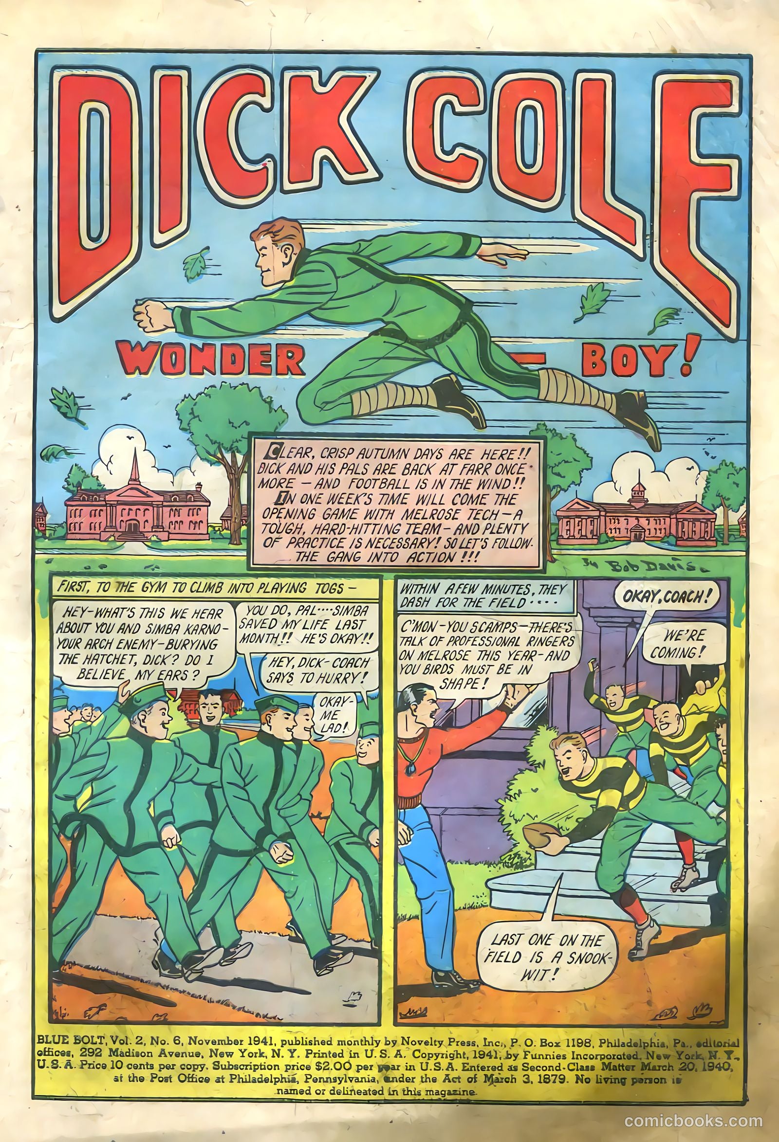 Blue Bolt #6 (1953) — page 3 of 68