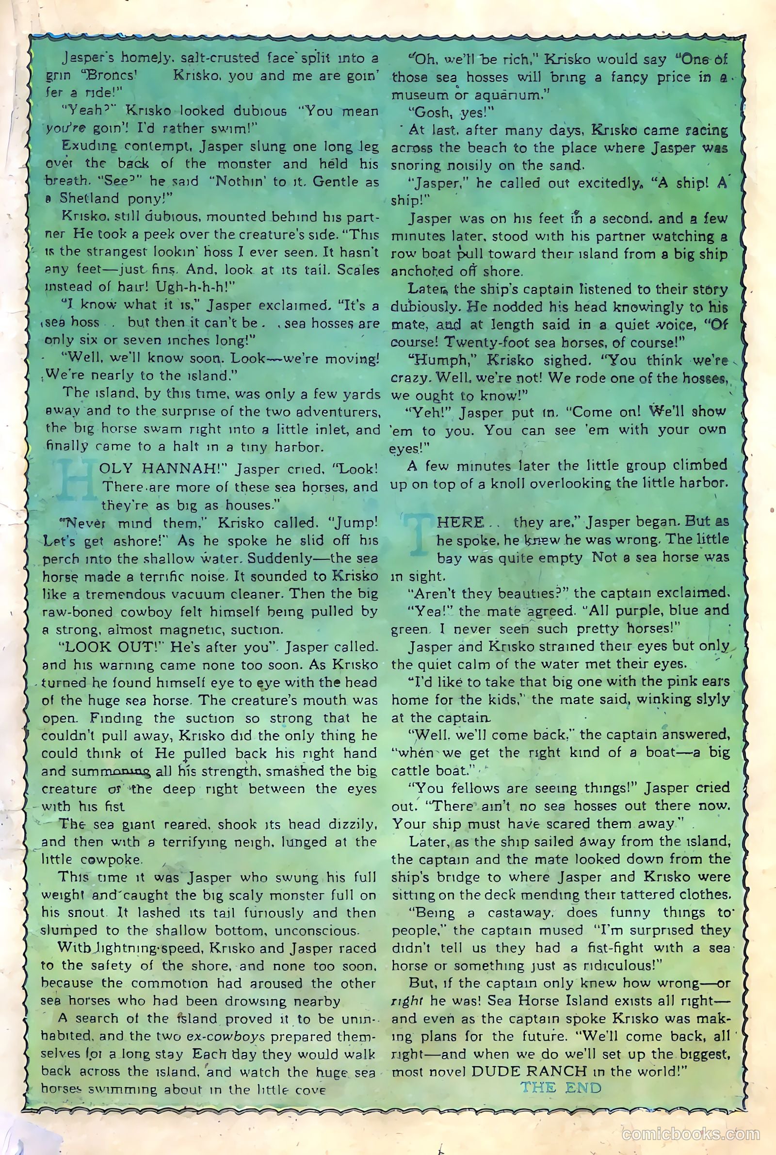 Blue Bolt #6 (1953) — page 35 of 68