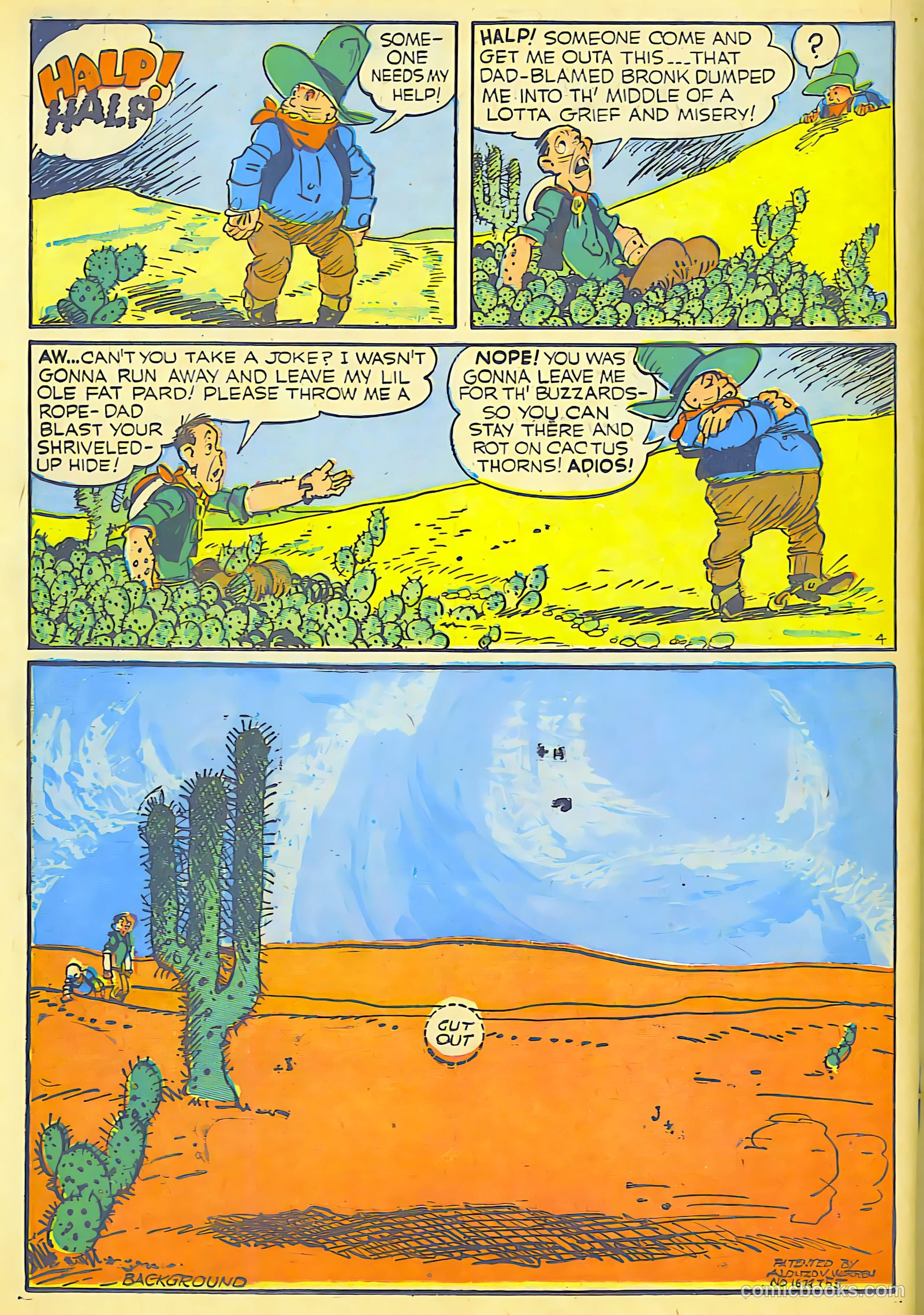 Blue Bolt #7 (1953) — page 34 of 68