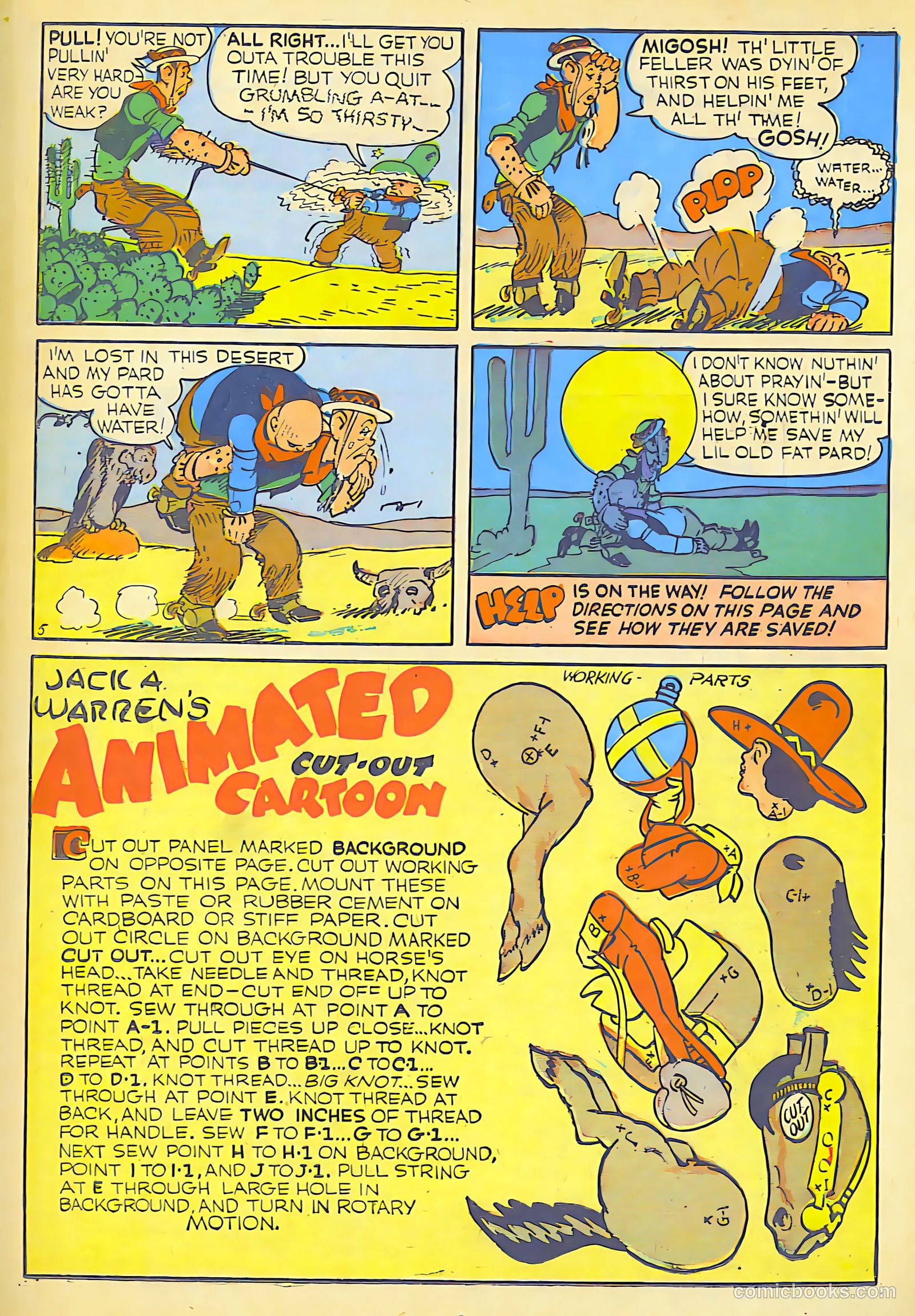 Blue Bolt #7 (1953) — page 35 of 68
