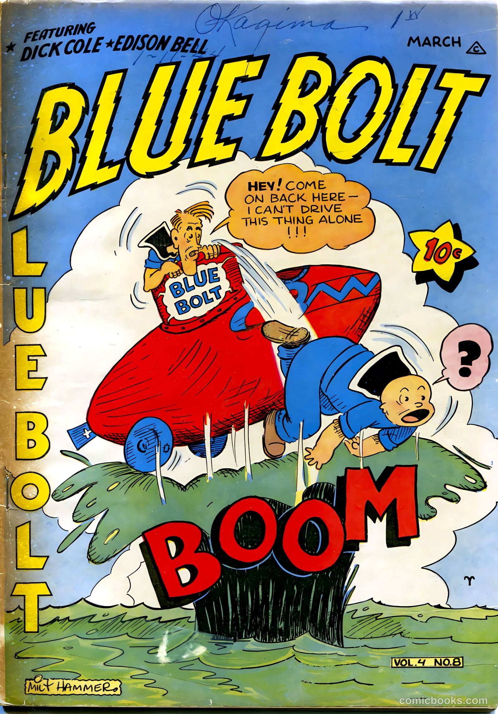 Blue Bolt #8