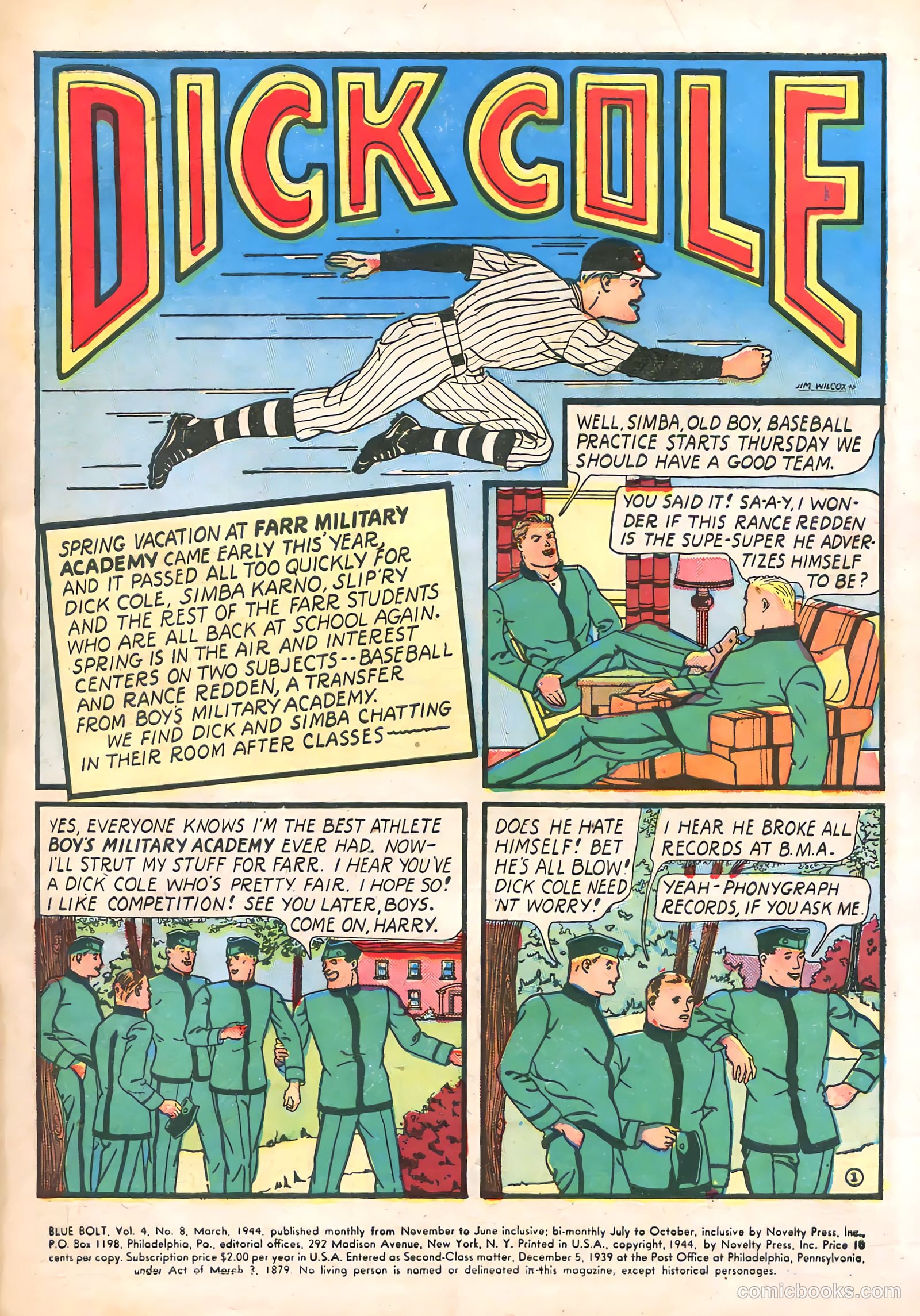 Blue Bolt #8 (1953) — page 3 of 60
