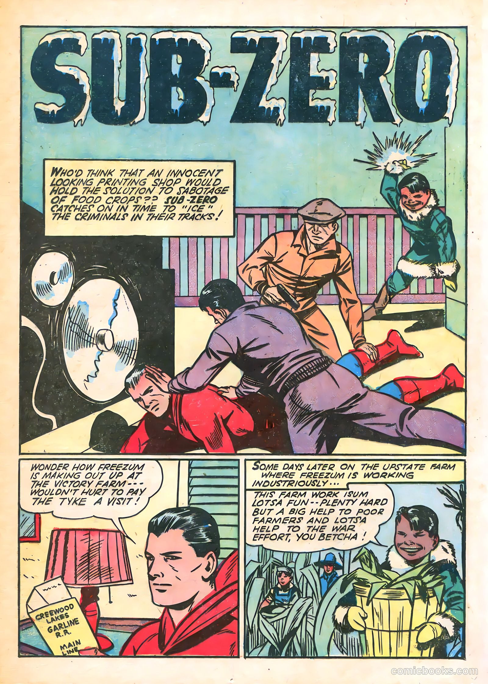 Blue Bolt #8 (1953) — page 33 of 60