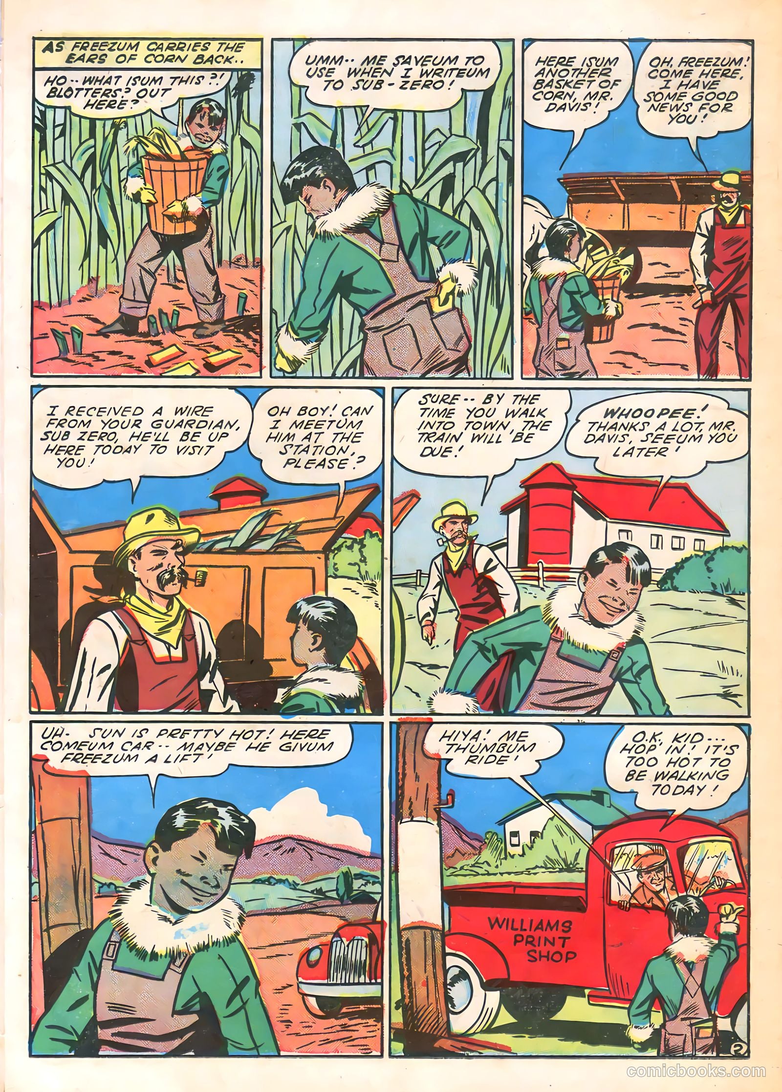 Blue Bolt #8 (1953) — page 34 of 60