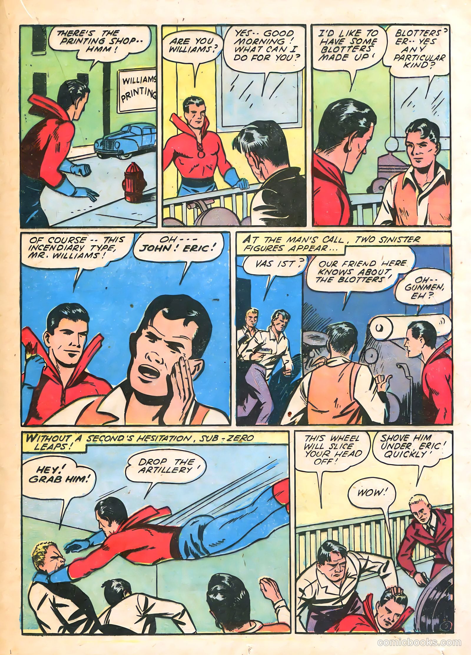 Blue Bolt #8 (1953) — page 37 of 60