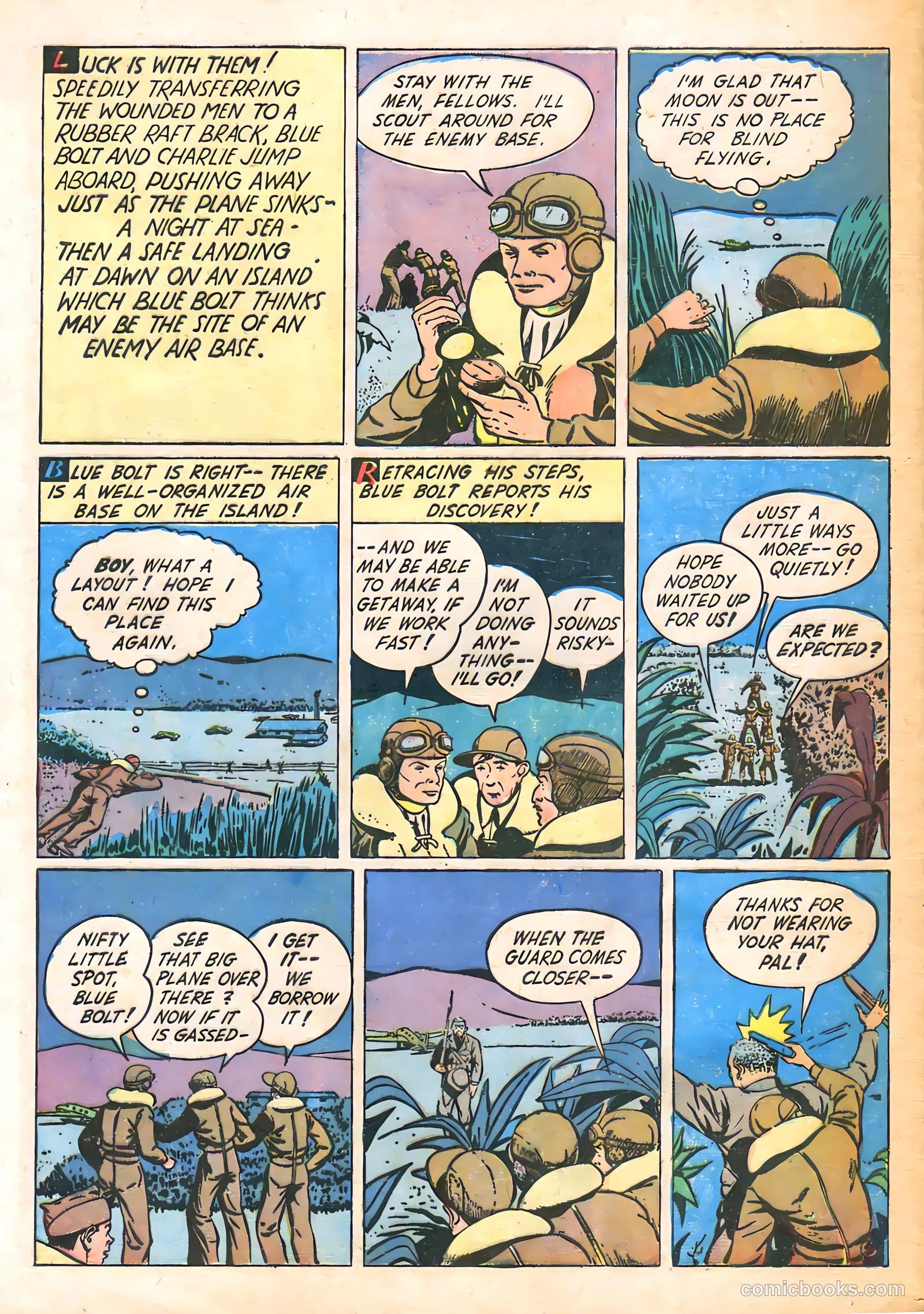 Blue Bolt #8 (1953) — page 54 of 60