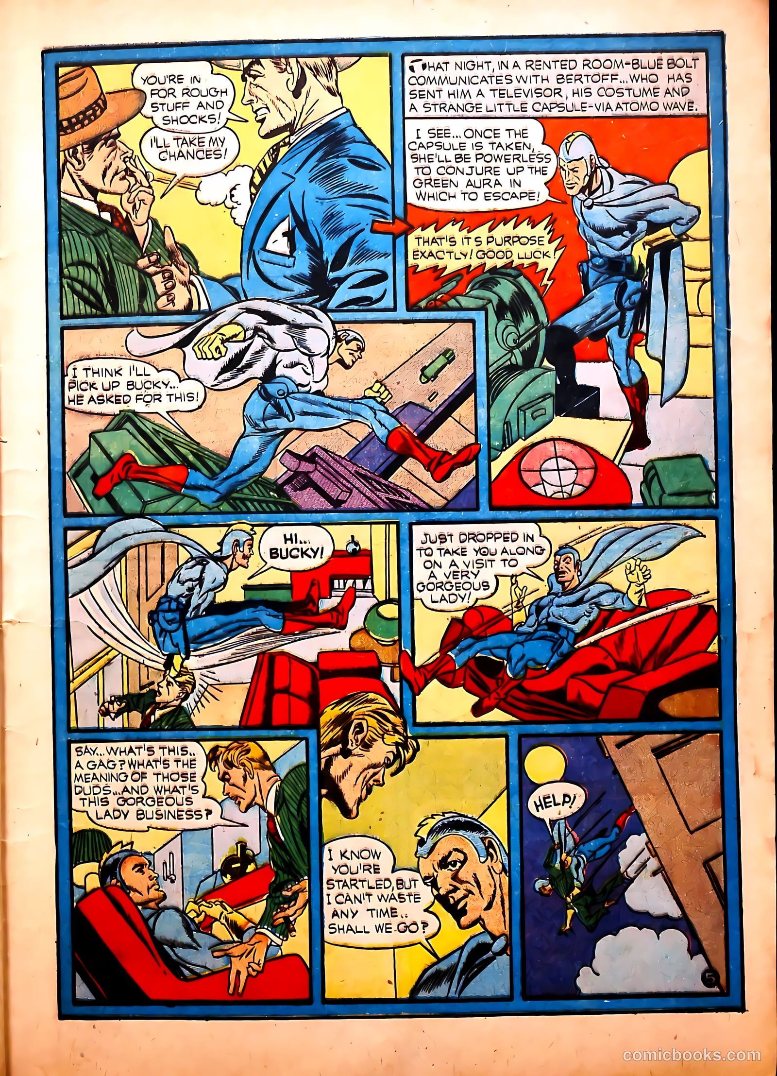 Blue Bolt #9 (1953) — page 6 of 65