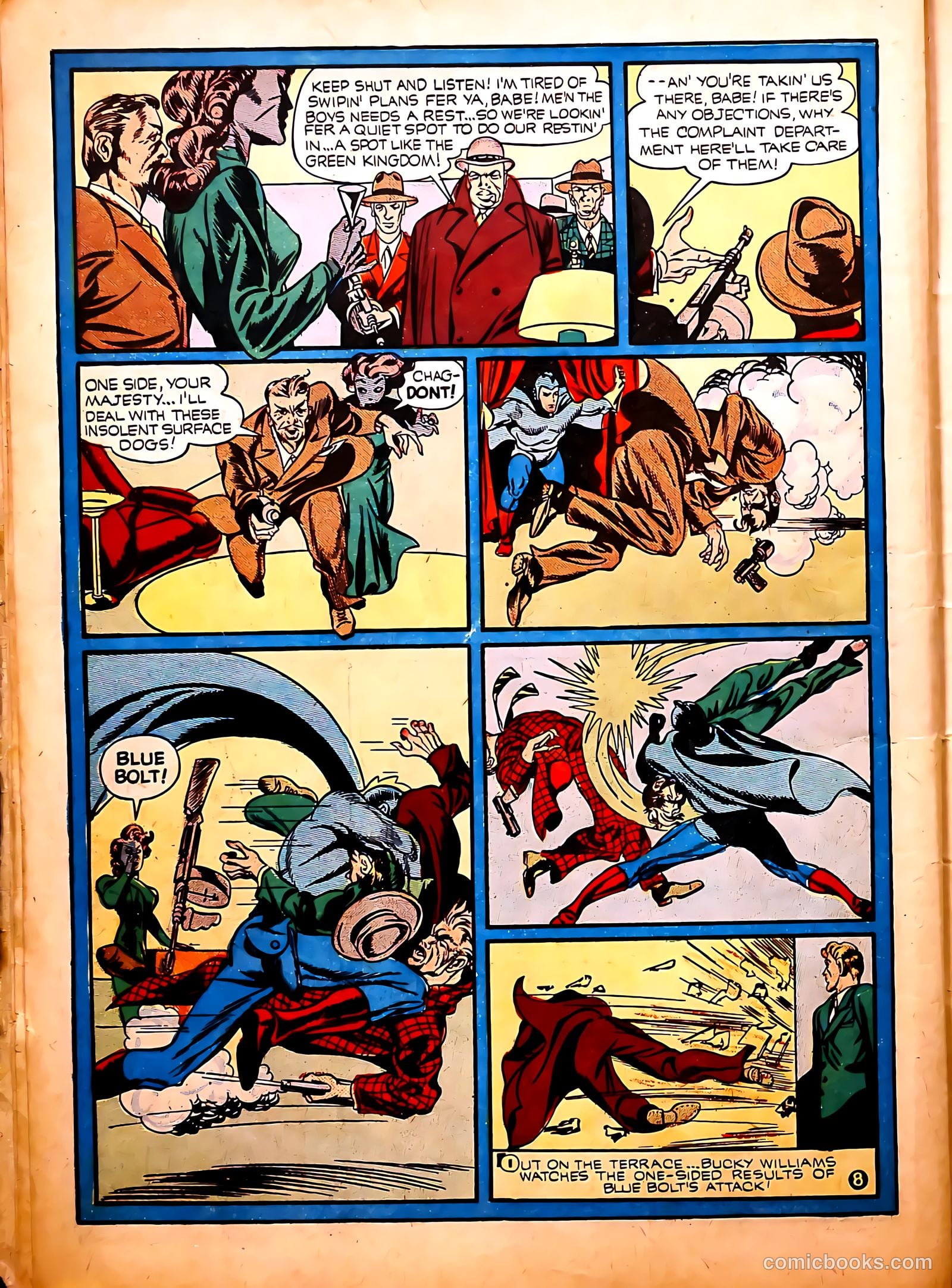 Blue Bolt #9 (1953) — page 9 of 65