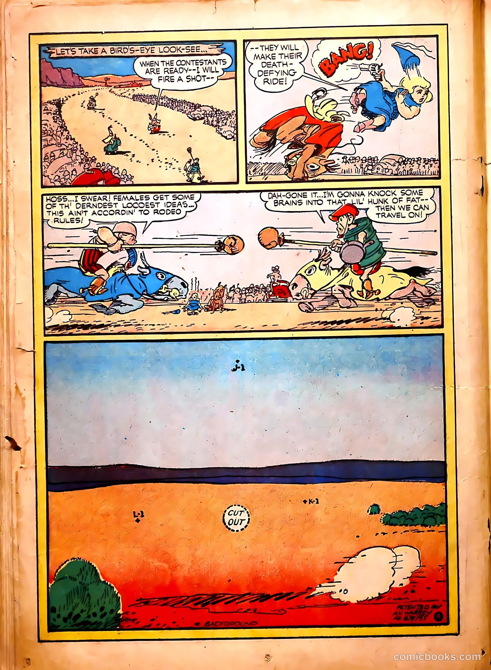 Blue Bolt #9 (1953) — page 33 of 65