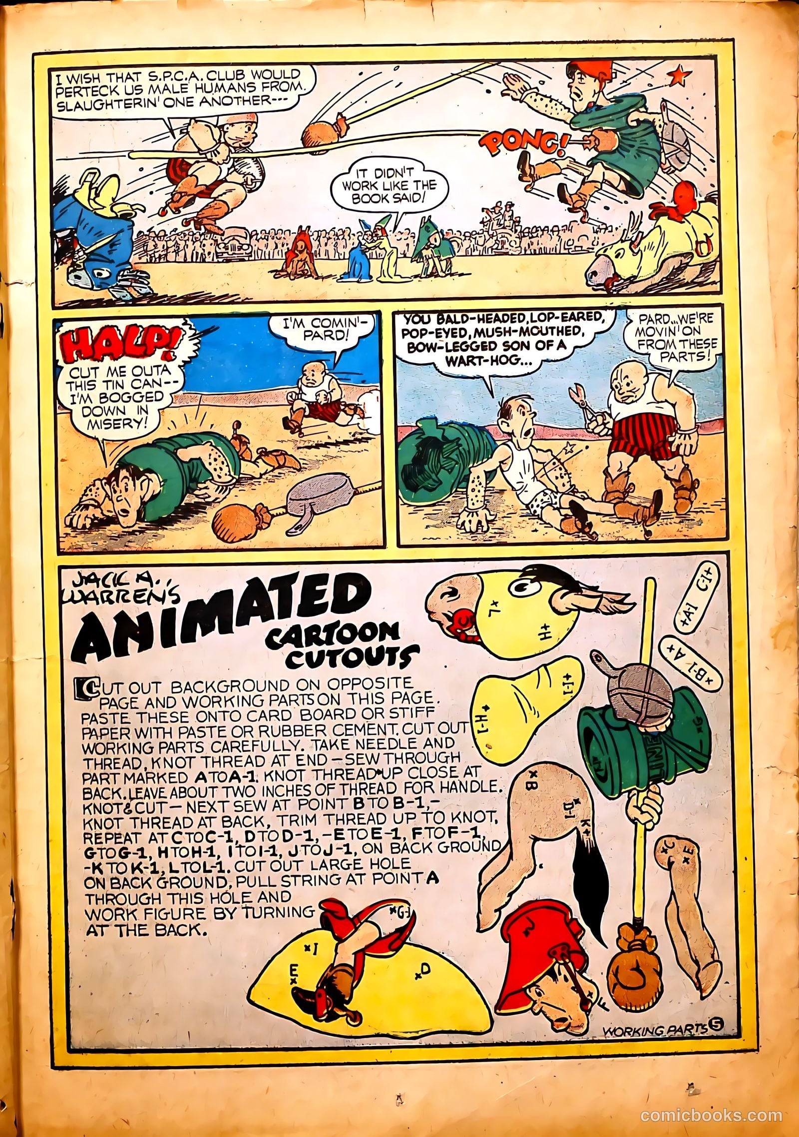 Blue Bolt #9 (1953) — page 34 of 65