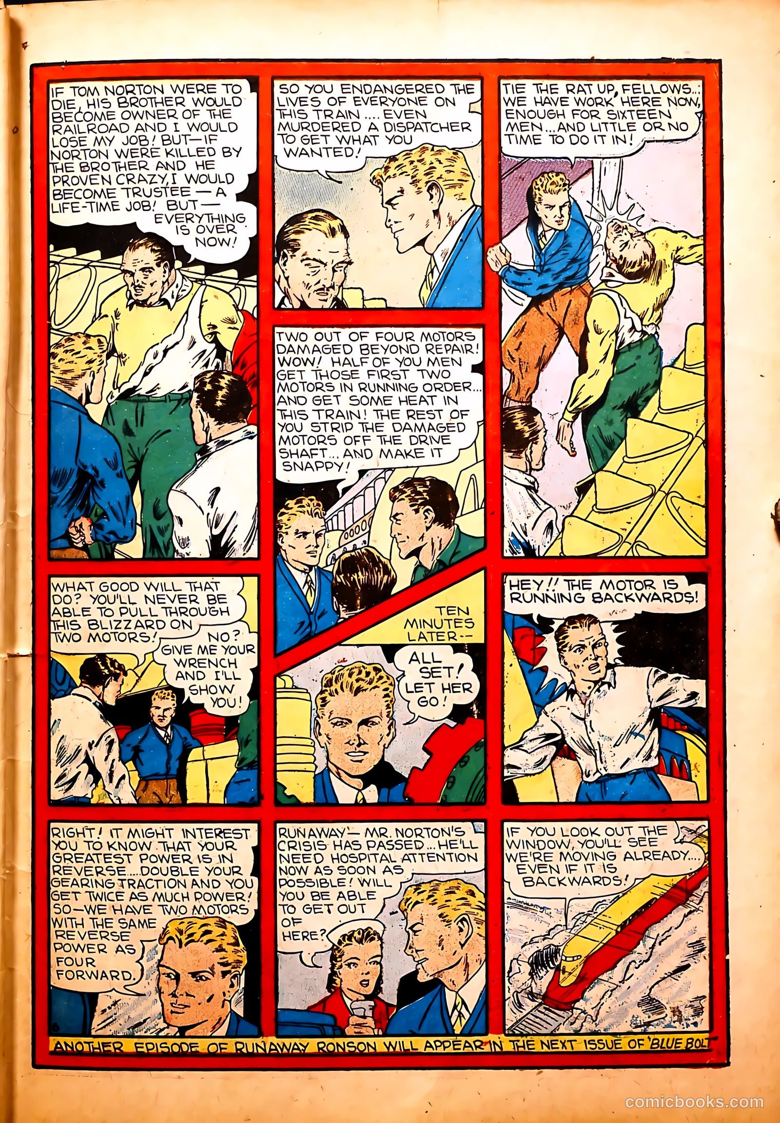 Blue Bolt #9 (1953) — page 50 of 65