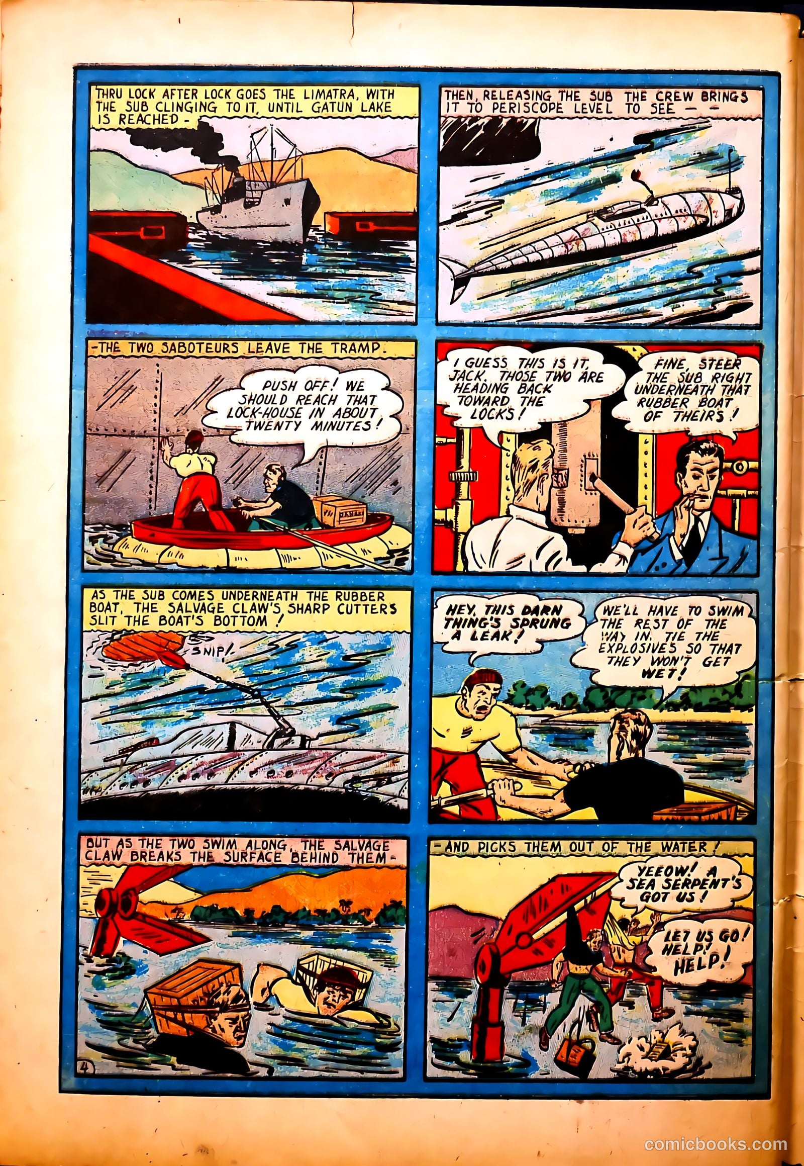 Blue Bolt #9 (1953) — page 61 of 65