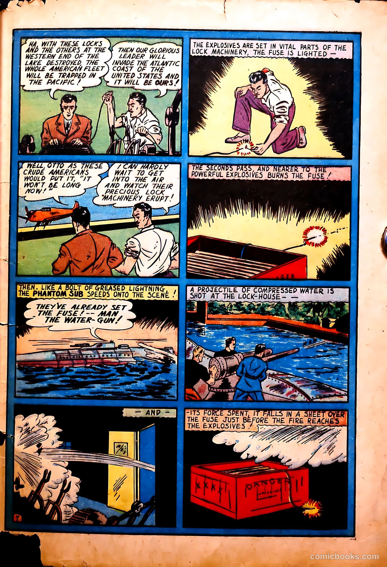 Blue Bolt #9 (1953) — page 64 of 65