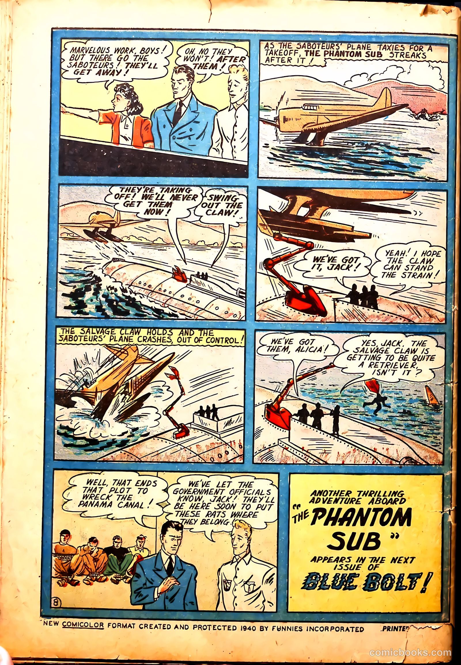 Blue Bolt #9 (1953) — page 65 of 65