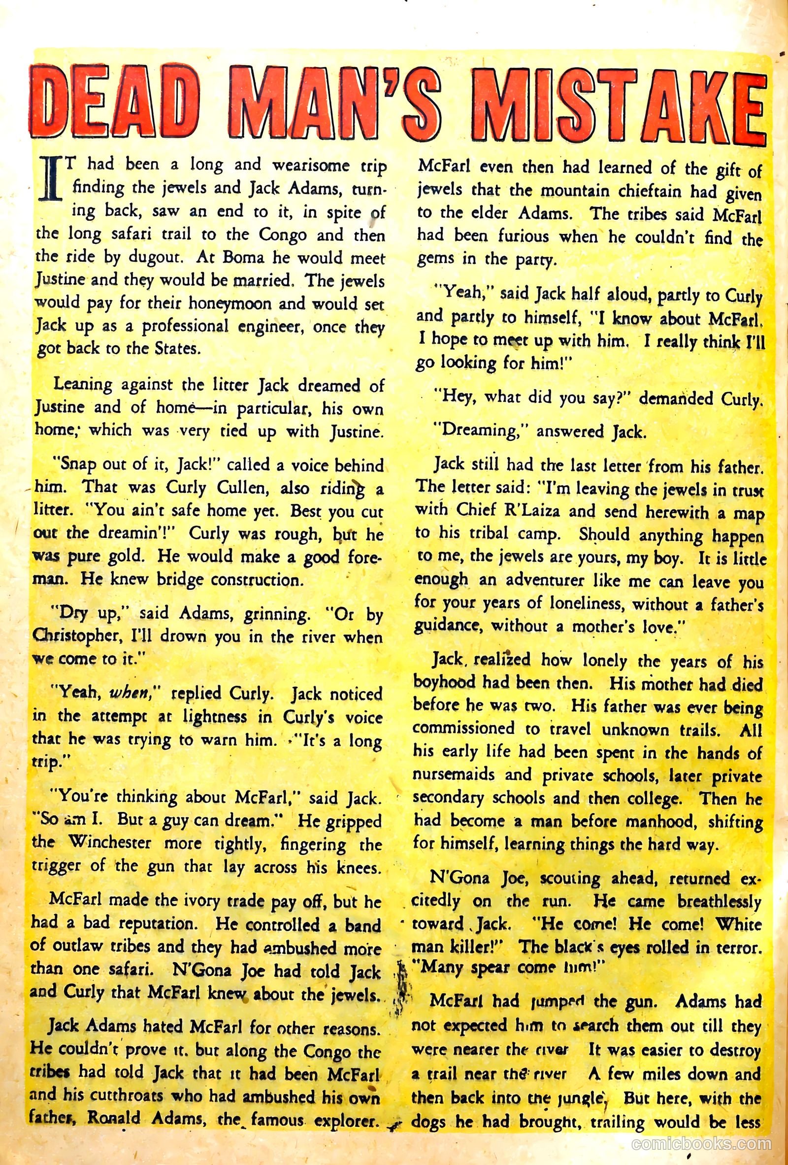 Blue Bolt Weird Tales #116 (1952) — page 20 of 36
