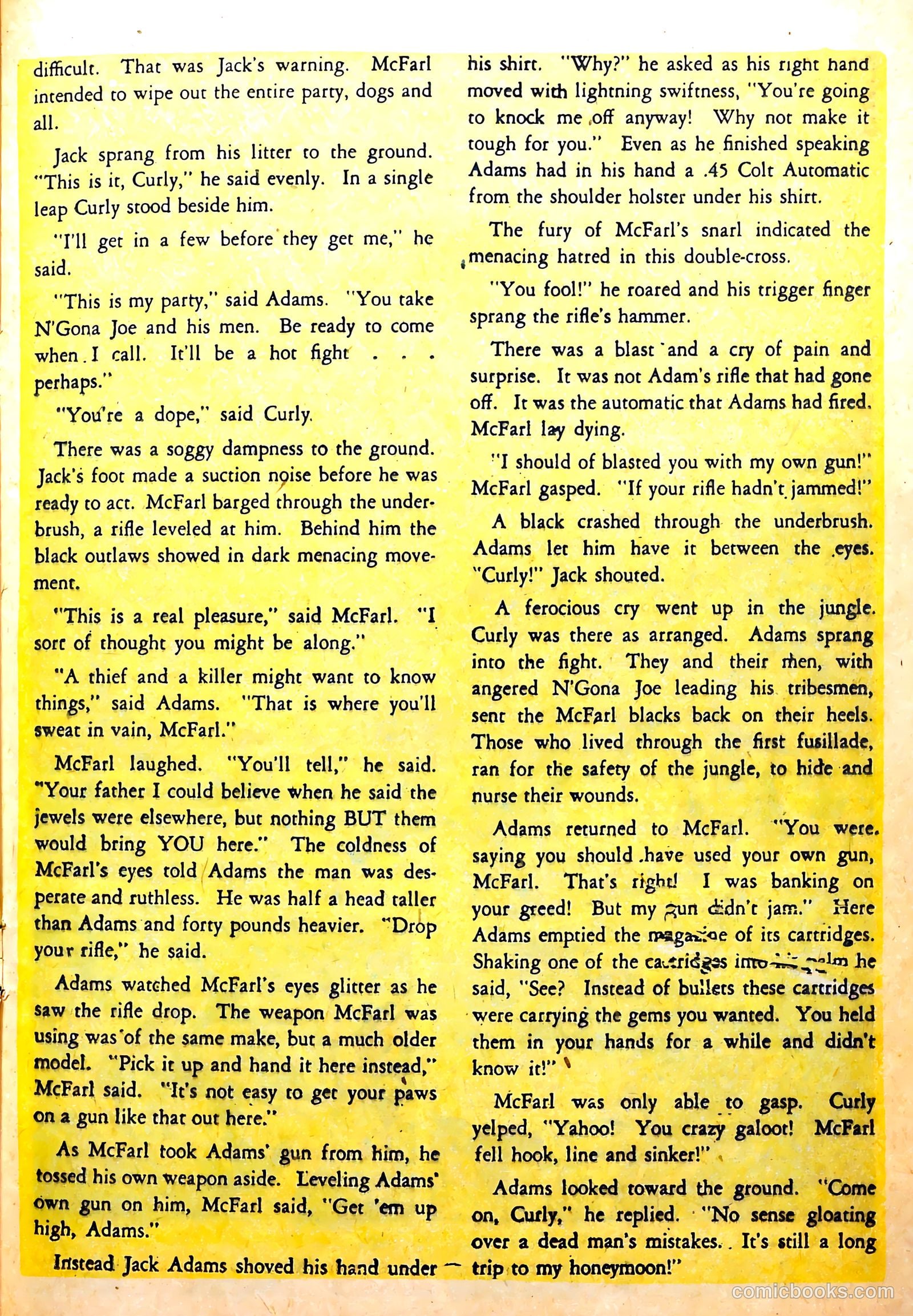 Blue Bolt Weird Tales #116 (1952) — page 21 of 36