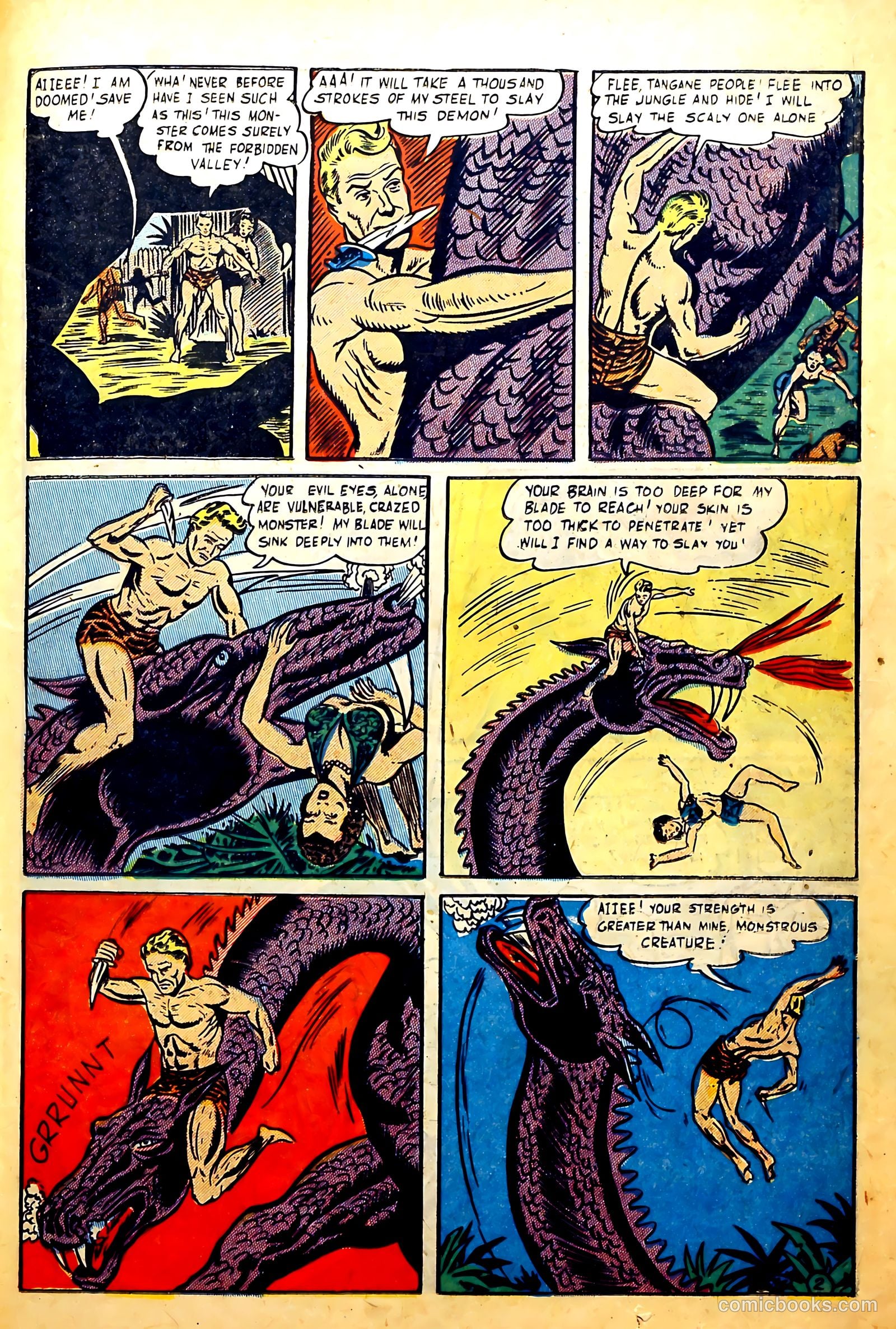 Blue Bolt Weird Tales #116 (1952) — page 23 of 36