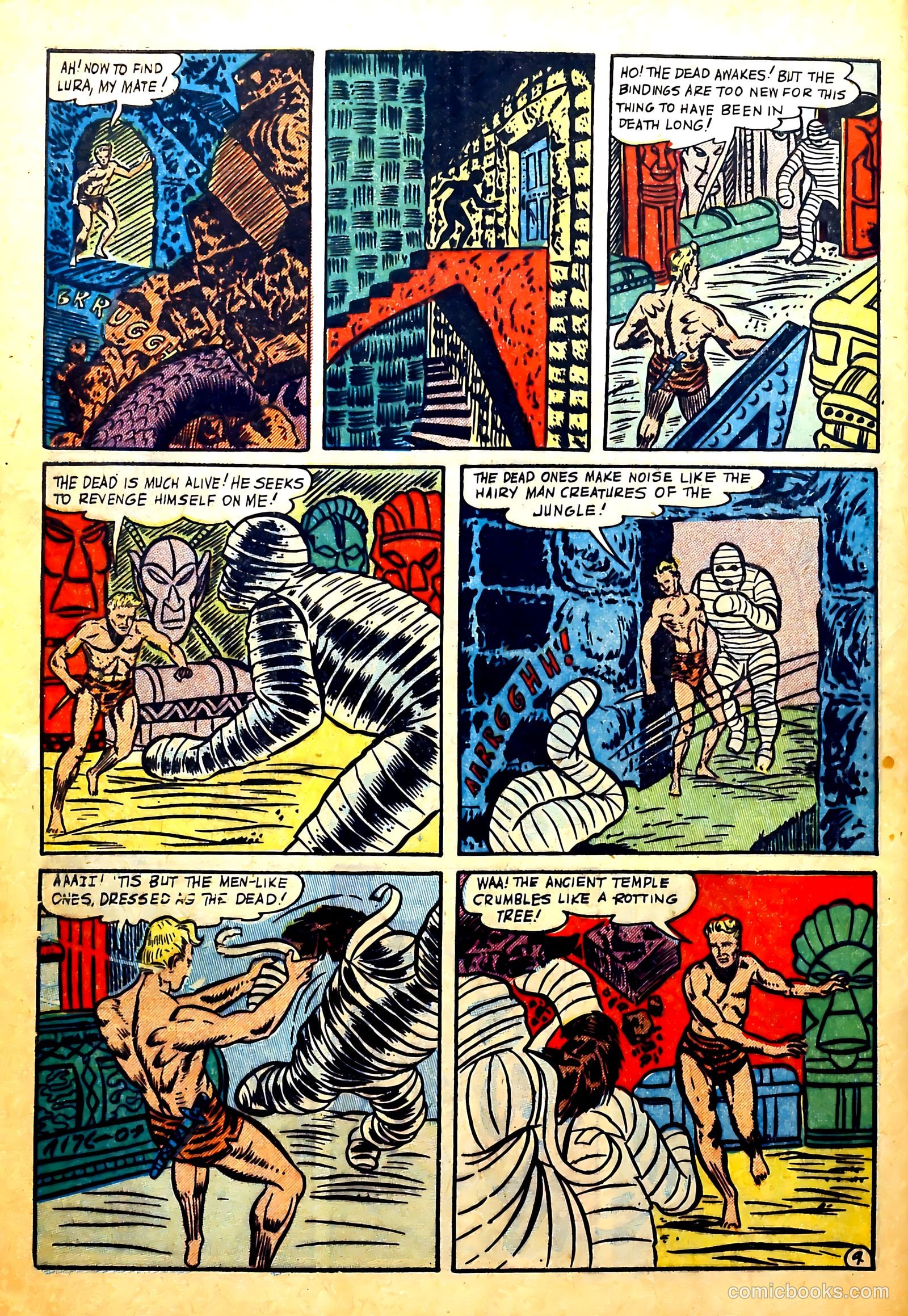 Blue Bolt Weird Tales #116 (1952) — page 32 of 36