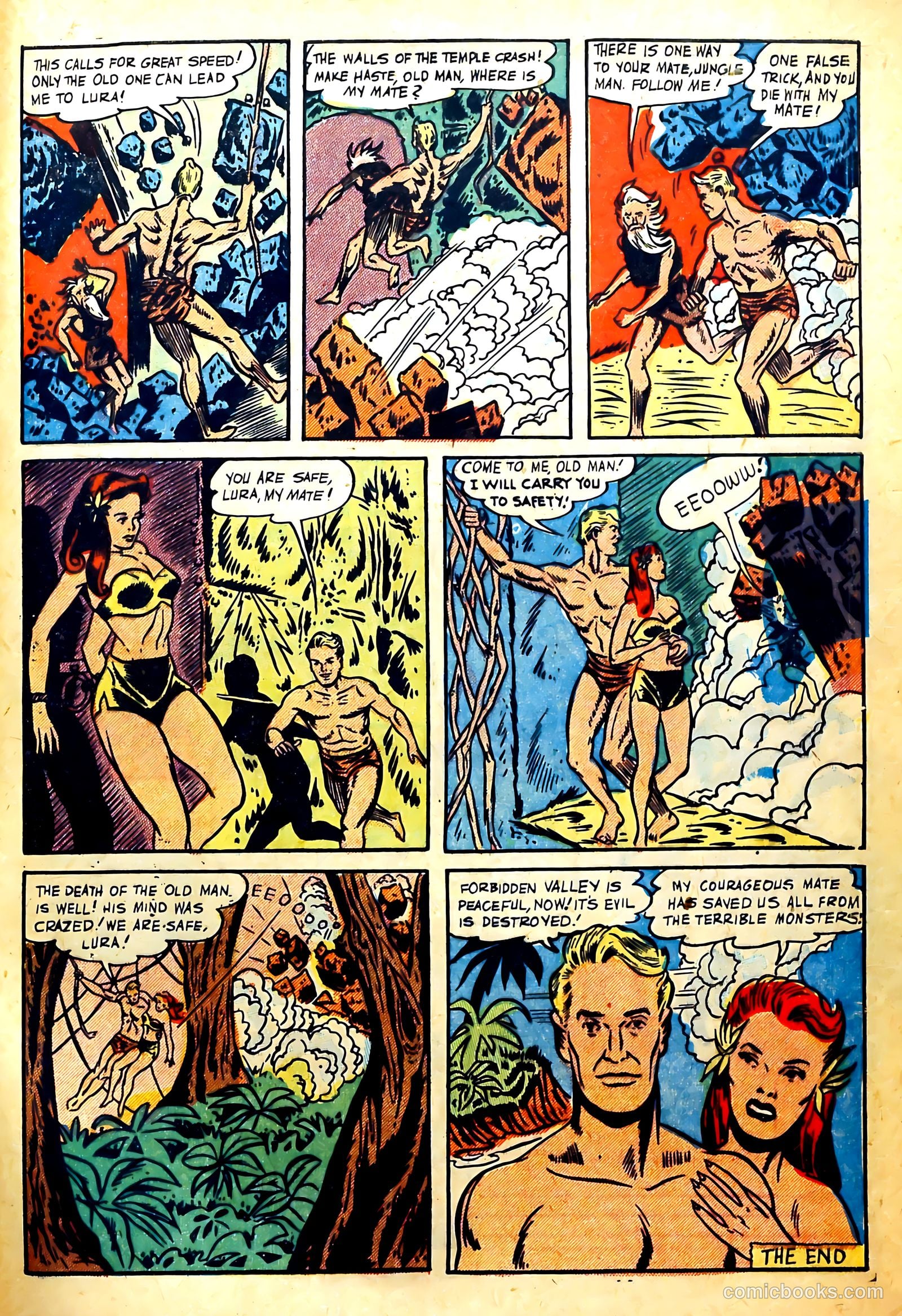 Blue Bolt Weird Tales #116 (1952) — page 33 of 36