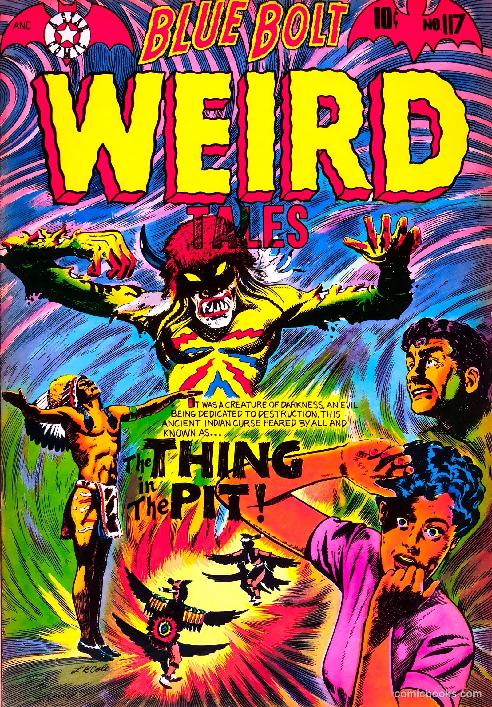 Blue Bolt Weird Tales #117