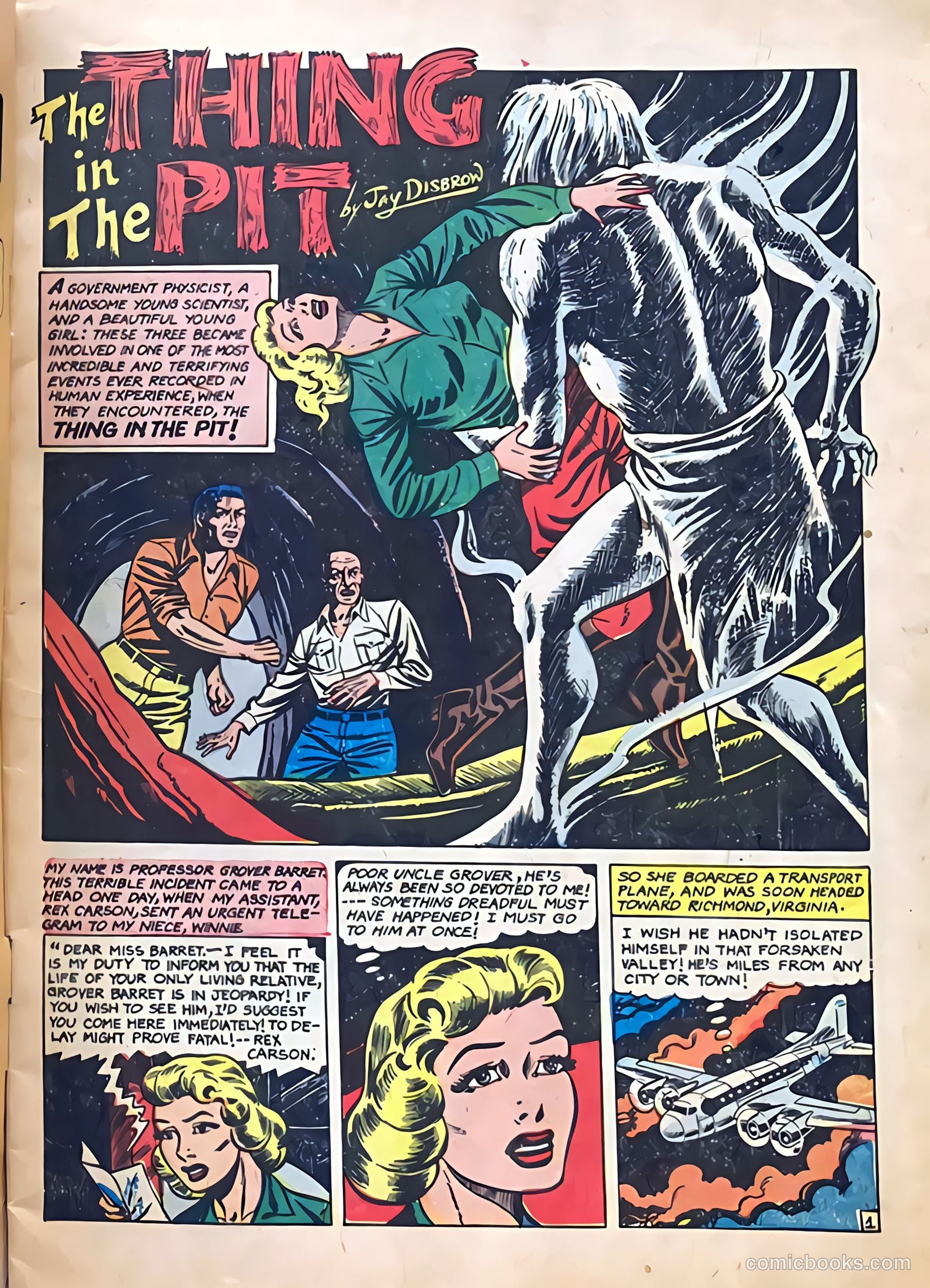 Blue Bolt Weird Tales #117 (1953) — page 3 of 29