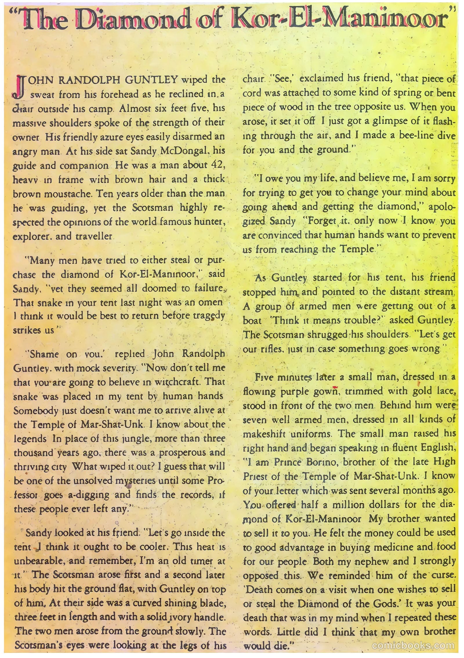 Blue Bolt Weird Tales #117 (1953) — page 6 of 29