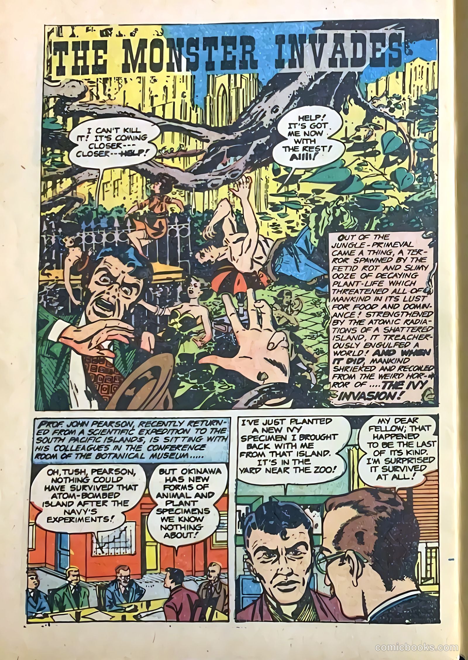 Blue Bolt Weird Tales #117 (1953) — page 21 of 29