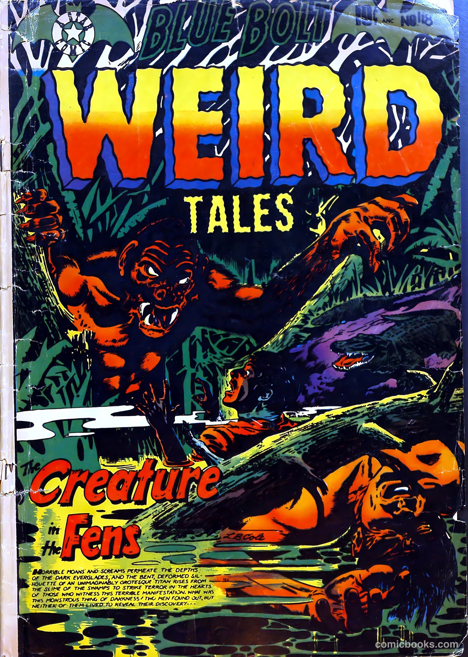 Blue Bolt Weird Tales #118