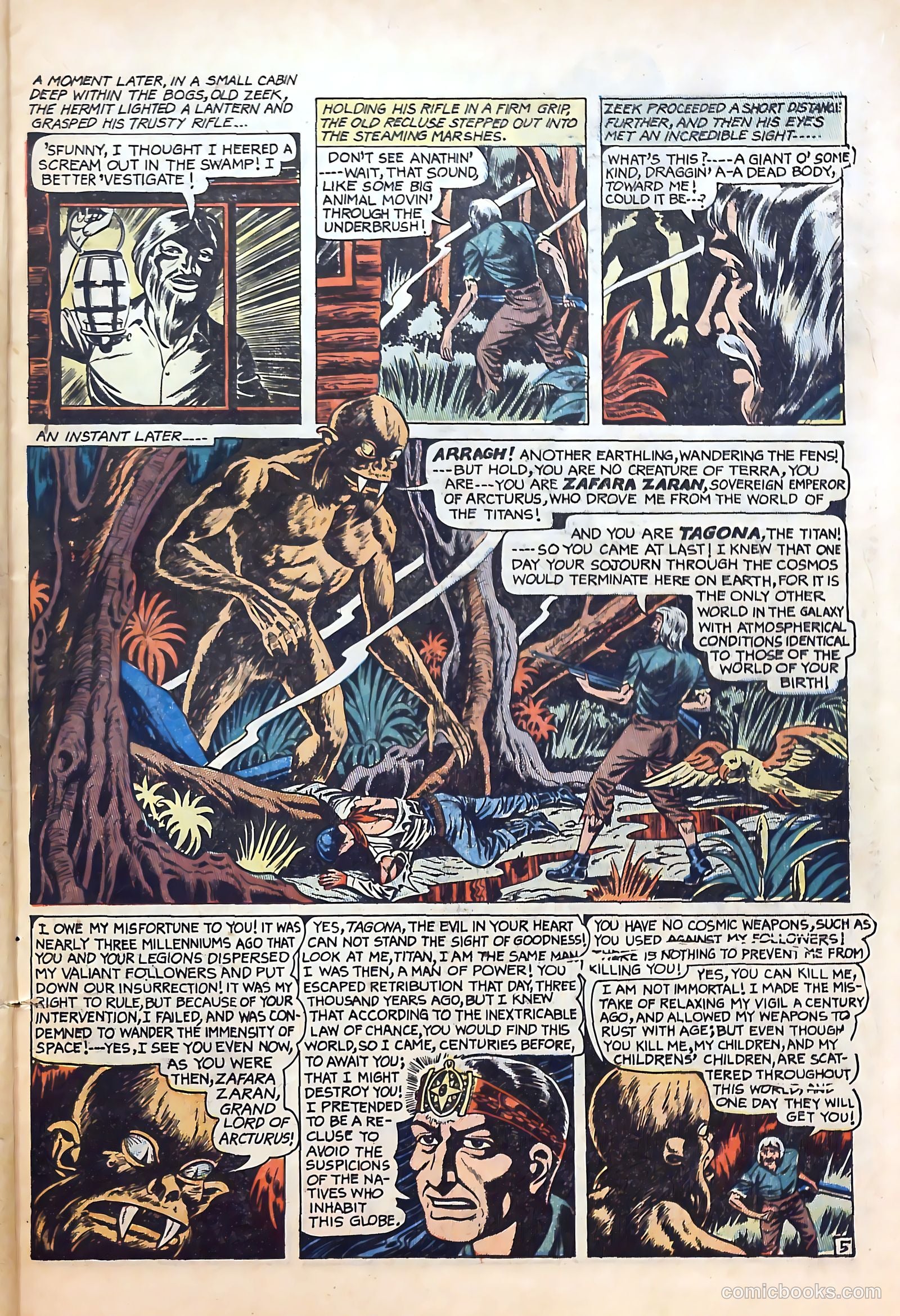 Blue Bolt Weird Tales #118 (1953) — page 7 of 36