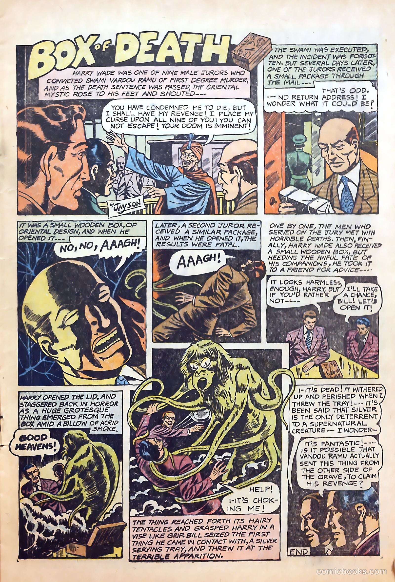 Blue Bolt Weird Tales #118 (1953) — page 9 of 36