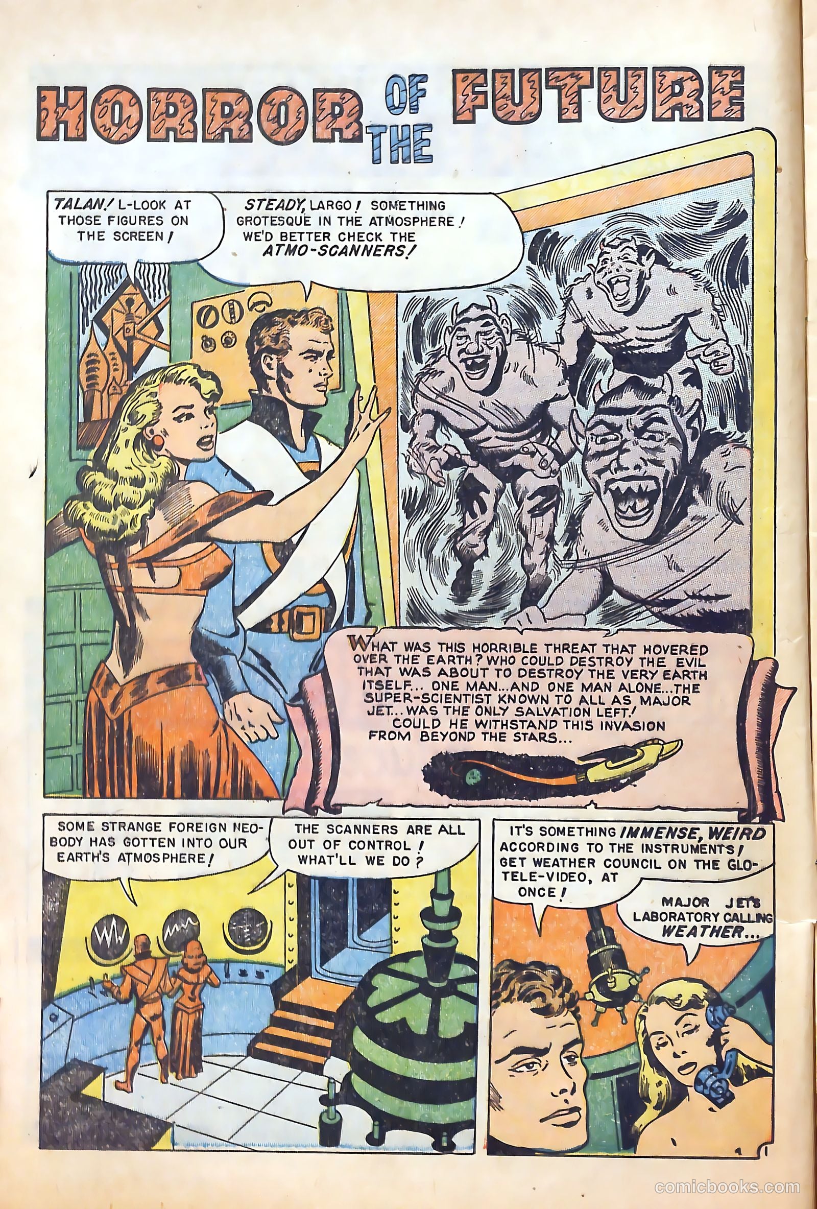 Blue Bolt Weird Tales #118 (1953) — page 12 of 36