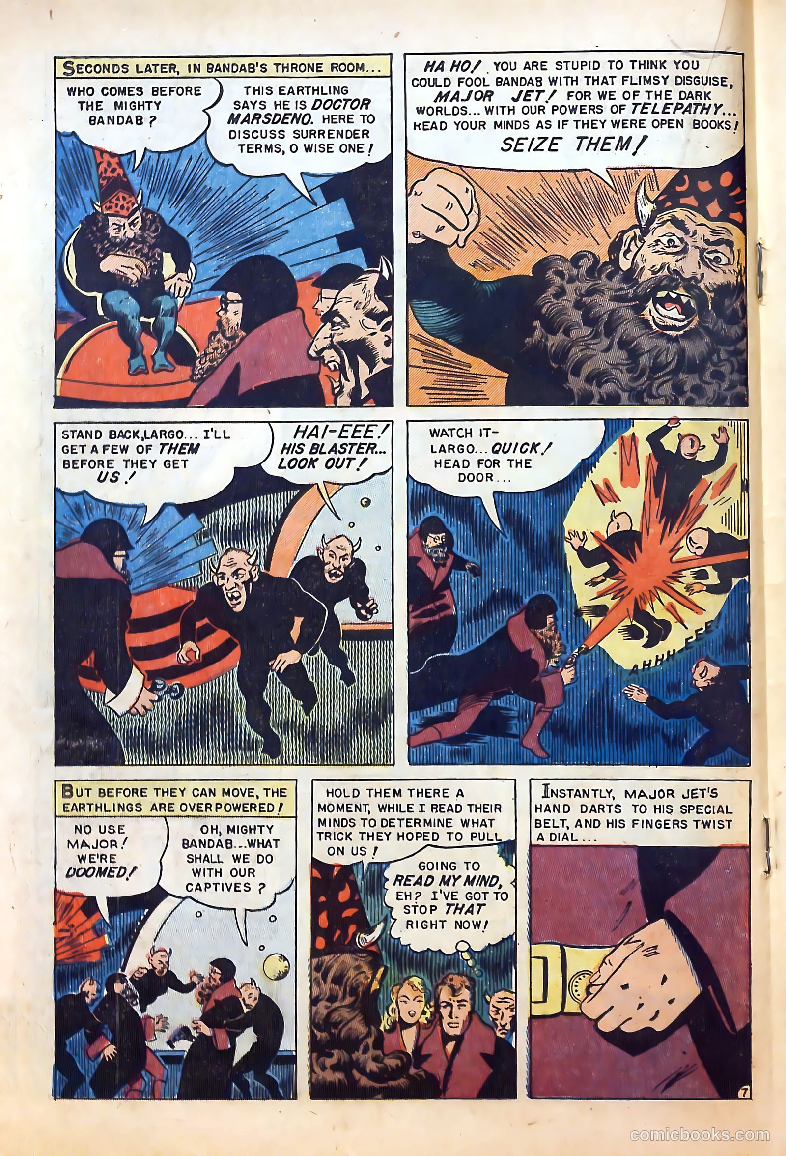 Blue Bolt Weird Tales #118 (1953) — page 18 of 36
