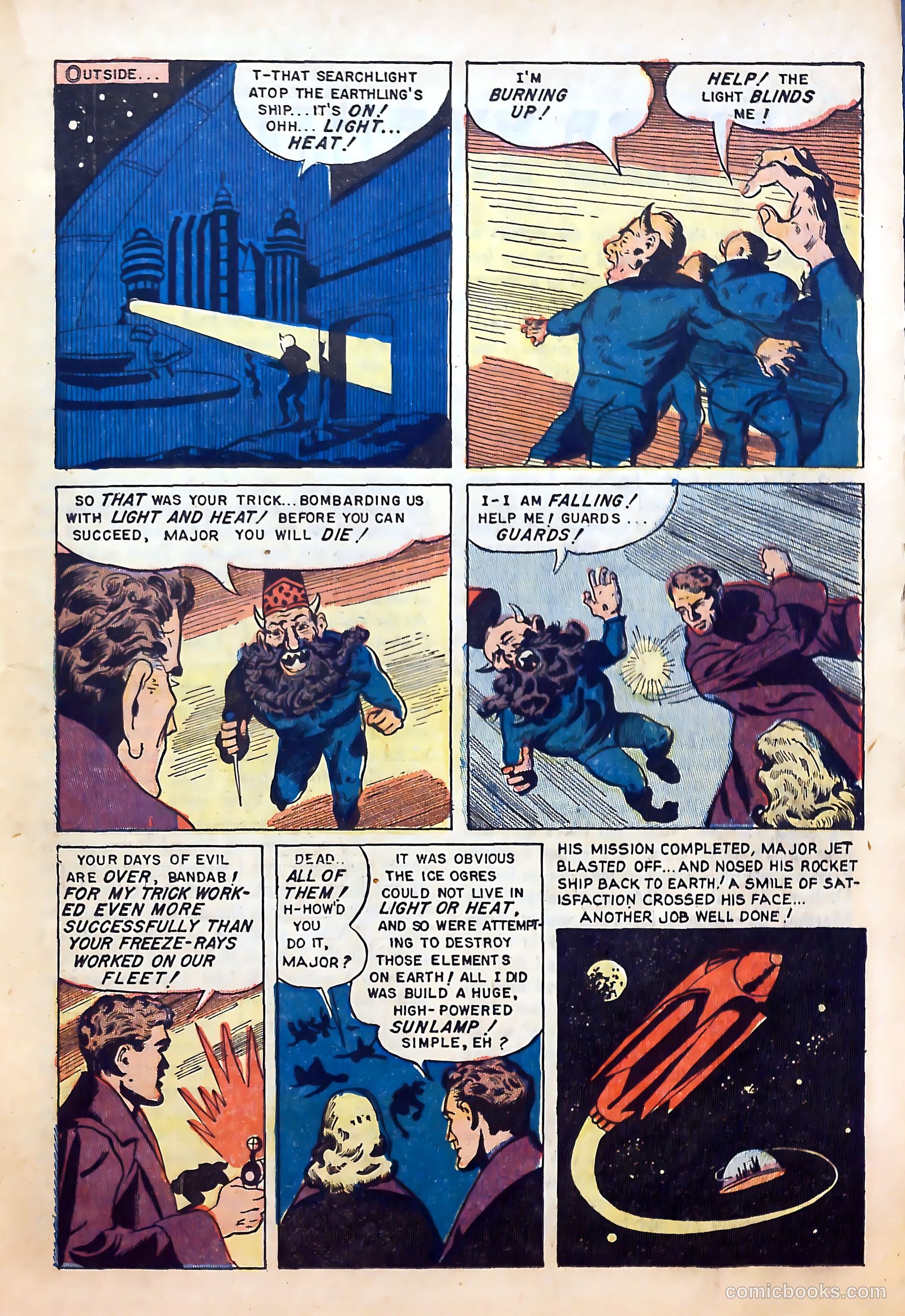 Blue Bolt Weird Tales #118 (1953) — page 19 of 36