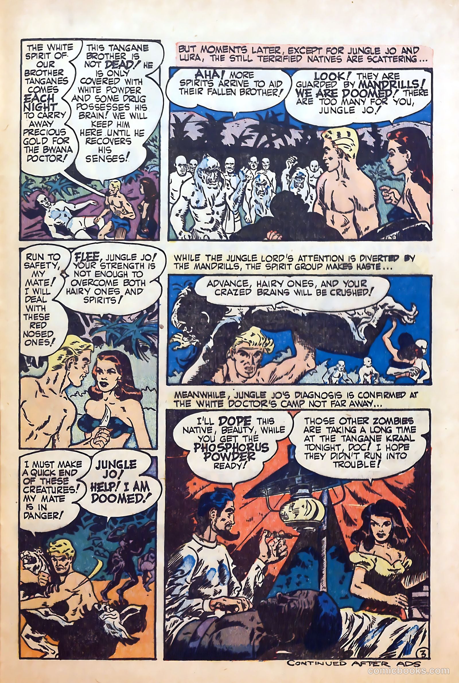 Blue Bolt Weird Tales #118 (1953) — page 25 of 36