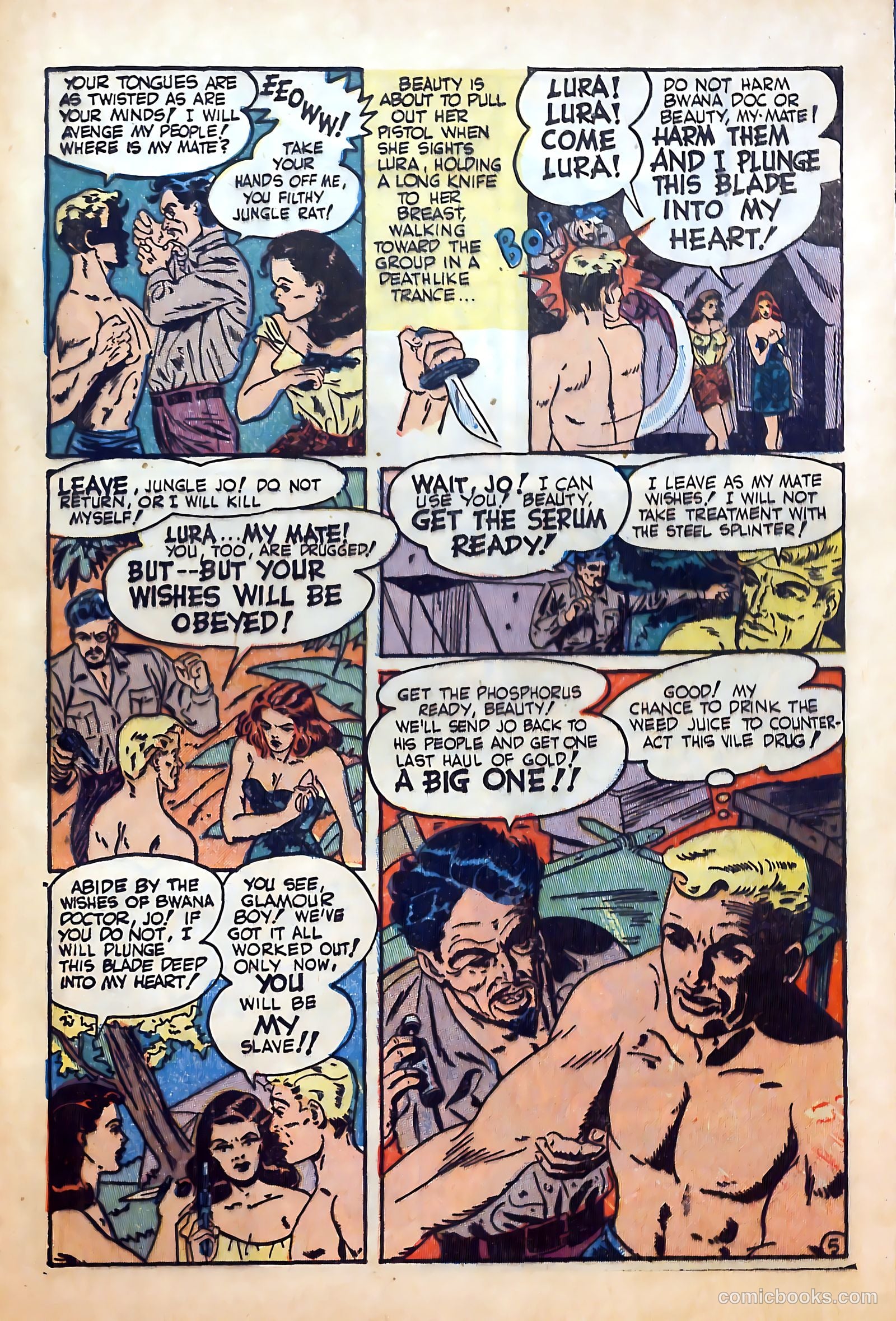 Blue Bolt Weird Tales #118 (1953) — page 29 of 36