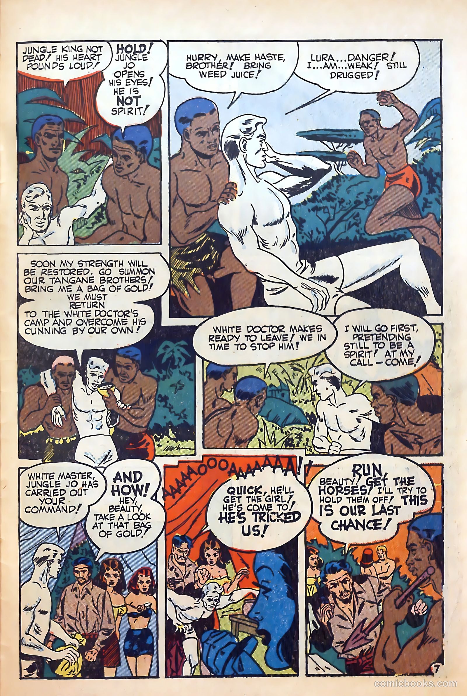 Blue Bolt Weird Tales #118 (1953) — page 31 of 36
