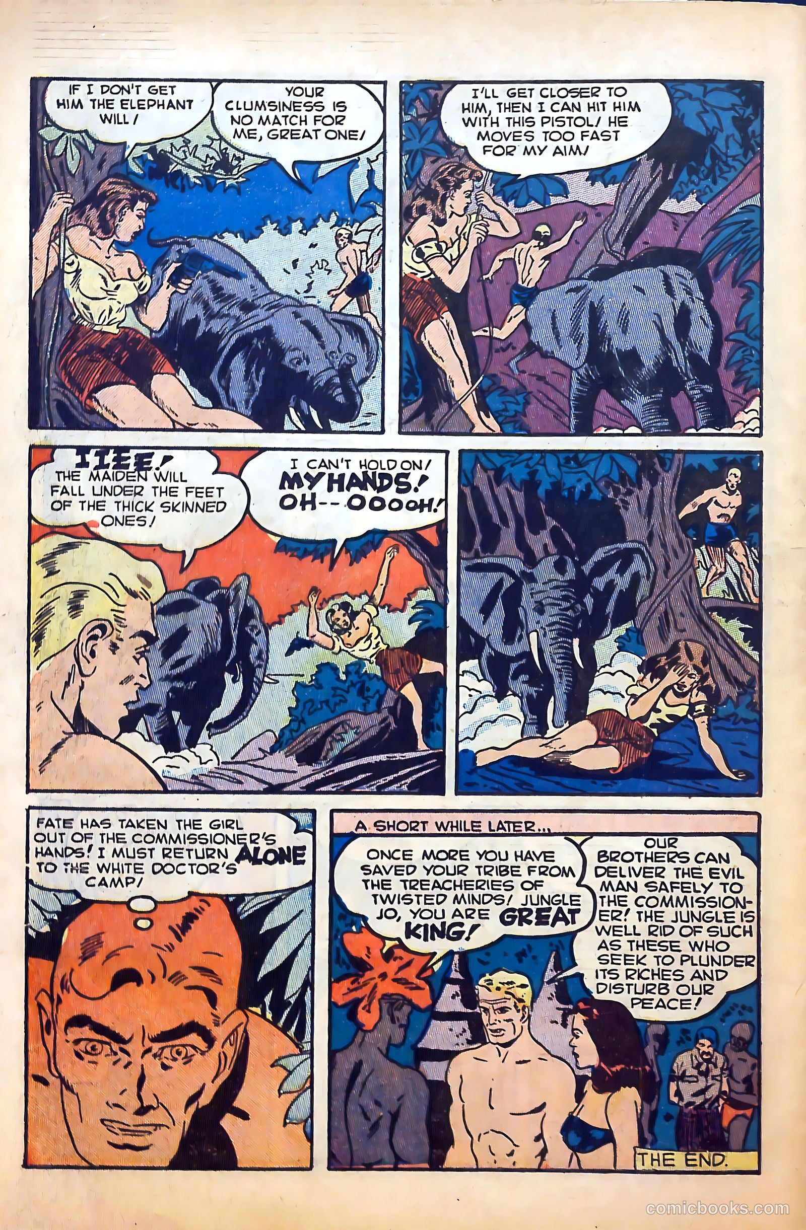 Blue Bolt Weird Tales #118 (1953) — page 34 of 36