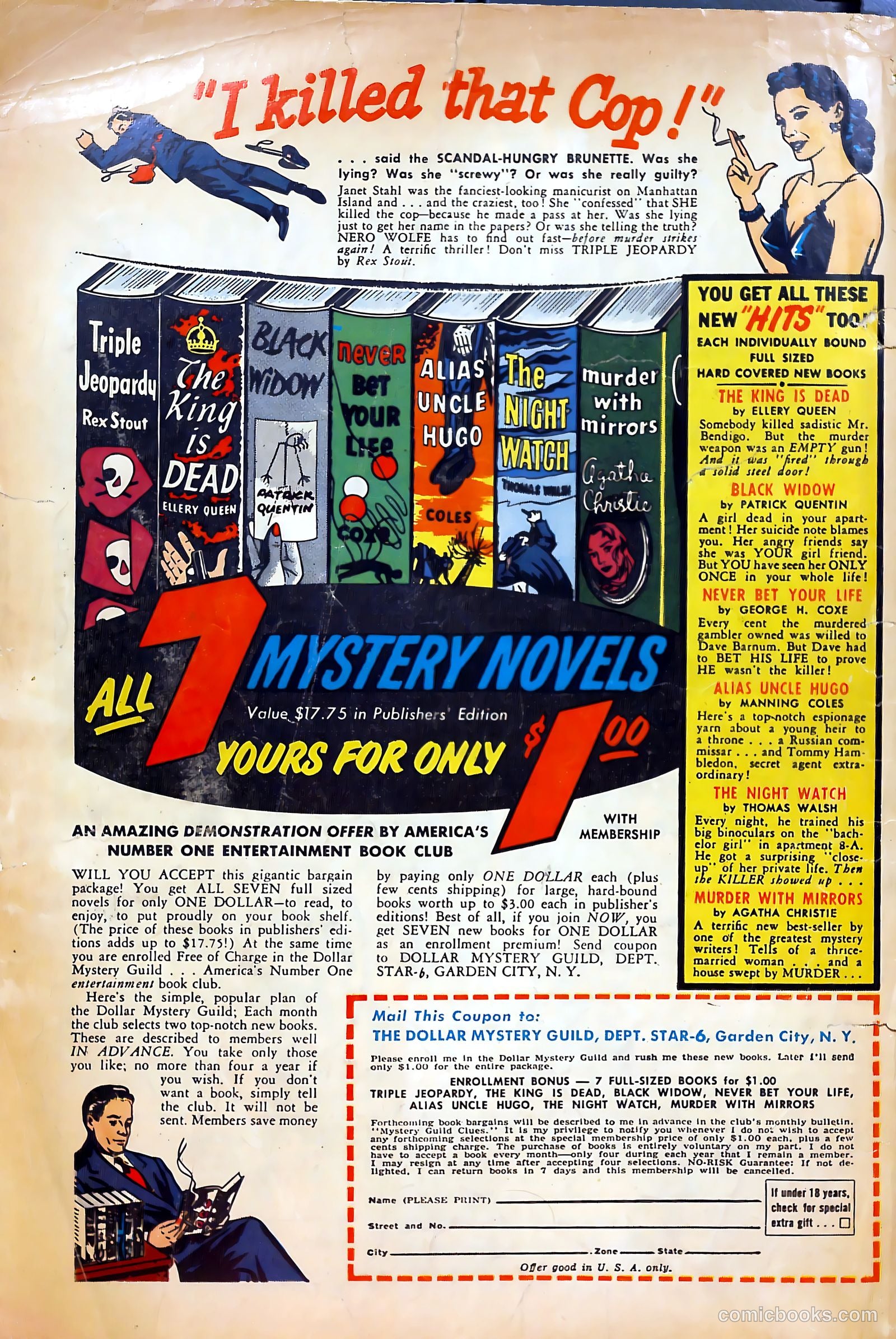 Blue Bolt Weird Tales #118 (1953) — page 36 of 36