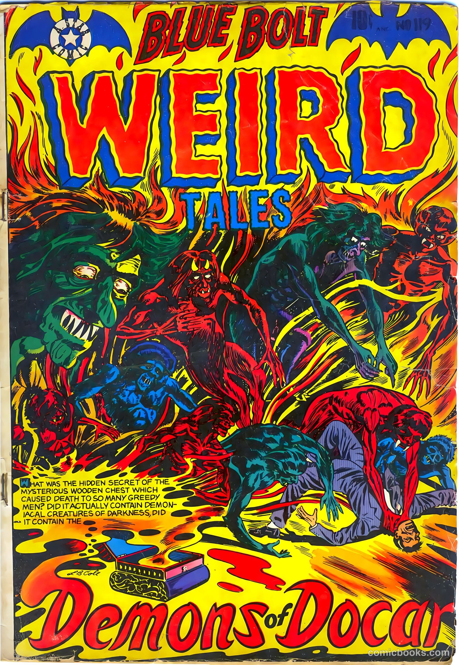 Blue Bolt Weird Tales #119