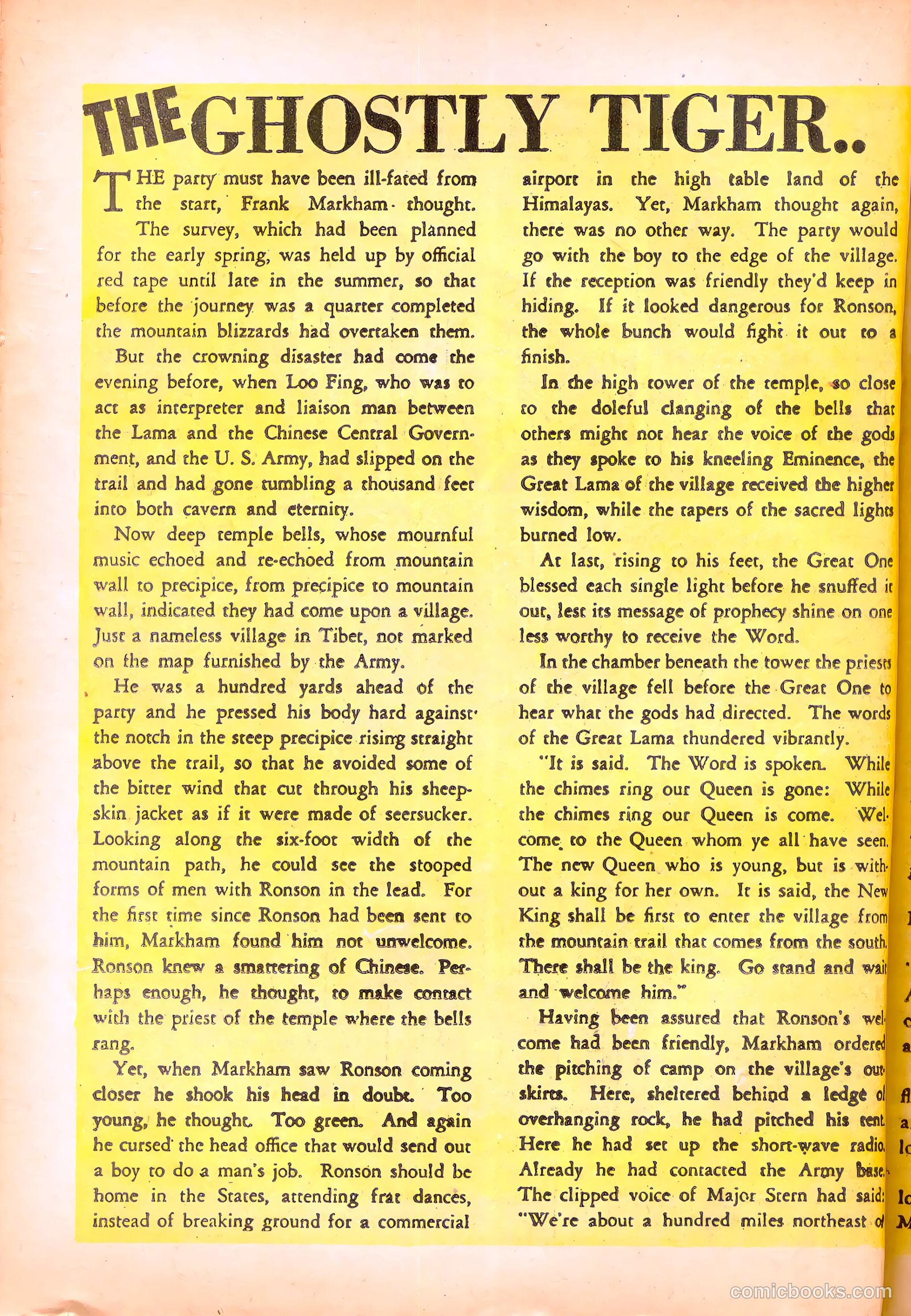 Blue Bolt Weird Tales #119 (1953) — page 22 of 36